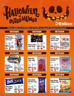 Supermercado Dalben - Ofertas Halloween - Pré-Visualização do folheto da loja Supermercado Dalben, válido de 27.10.2025