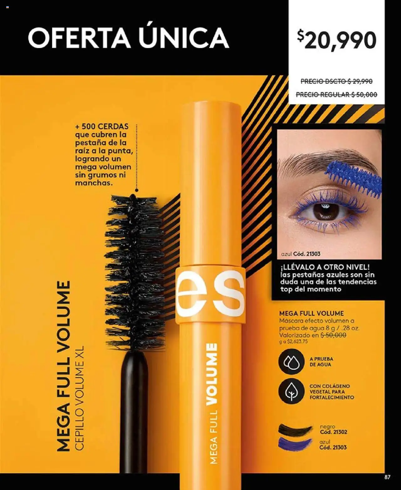 Ésika revista - valida desde el 29.07.2025 | Página: 87 | Productos: Agua, Top, Cepillo, Máscara