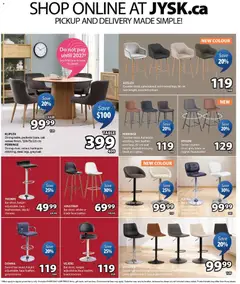 Preview of JYSK weekly flyer from shop JYSK valid from 18.12.2025 | Page: 6 | Products: Table, Chair
