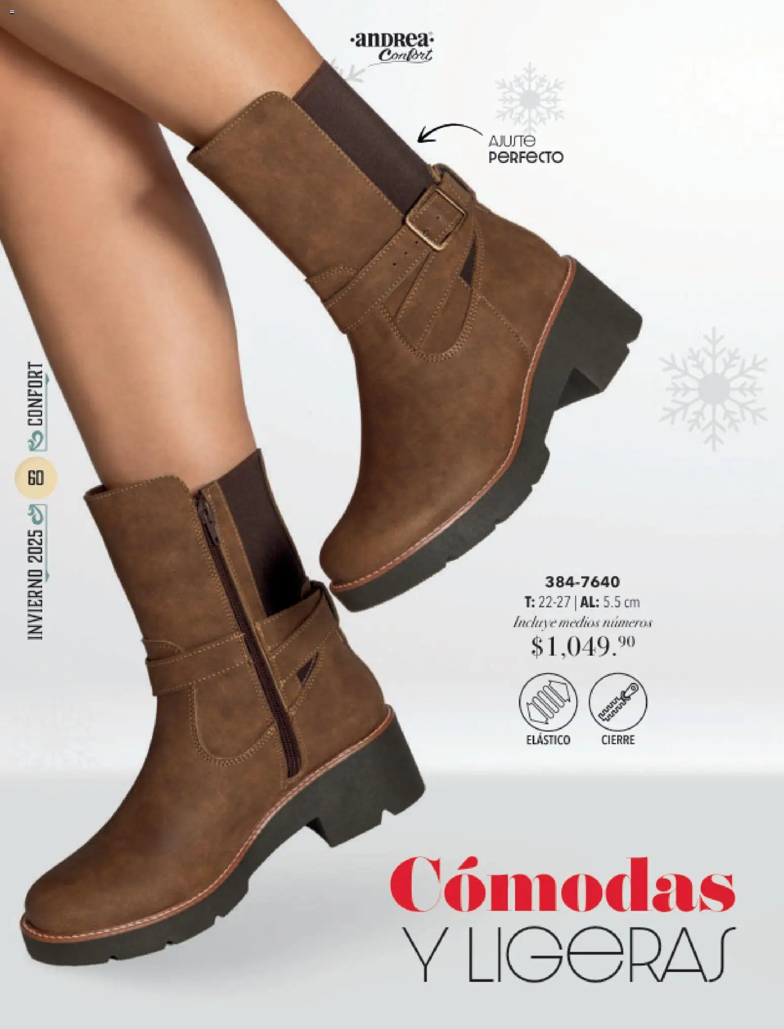 Nuevas ofertas de Andrea válidas en toda la República Mexicana desde el 26.11.2025. ¡Encuentra las mejores ofertas en Andrea catálogo Invierno! | Página: 60