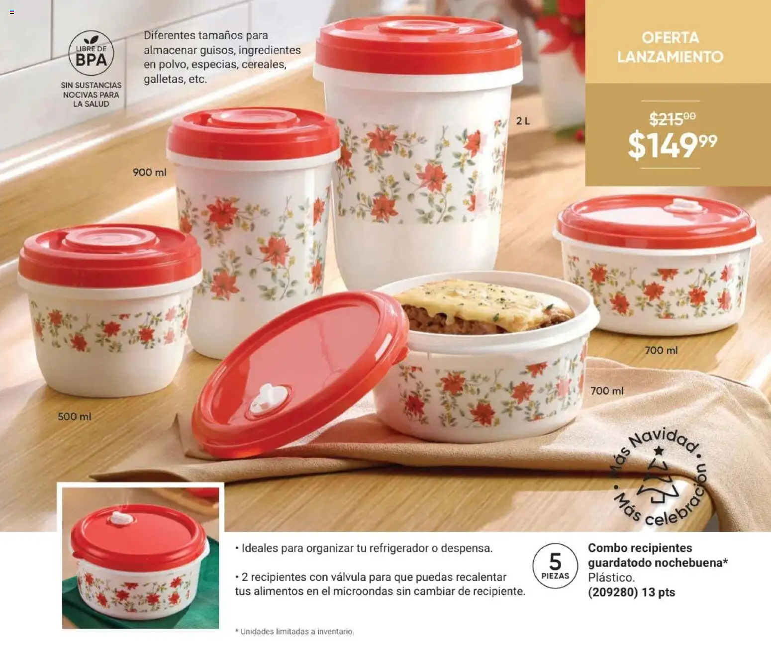 Nuevas ofertas de AVON válidas en toda la República Mexicana desde el 28.11.2025. ¡Encuentra las mejores ofertas en AVON Casa & Estilo 18 2025! | Página: 7 | Productos: Refrigerador, Microondas, Válvula