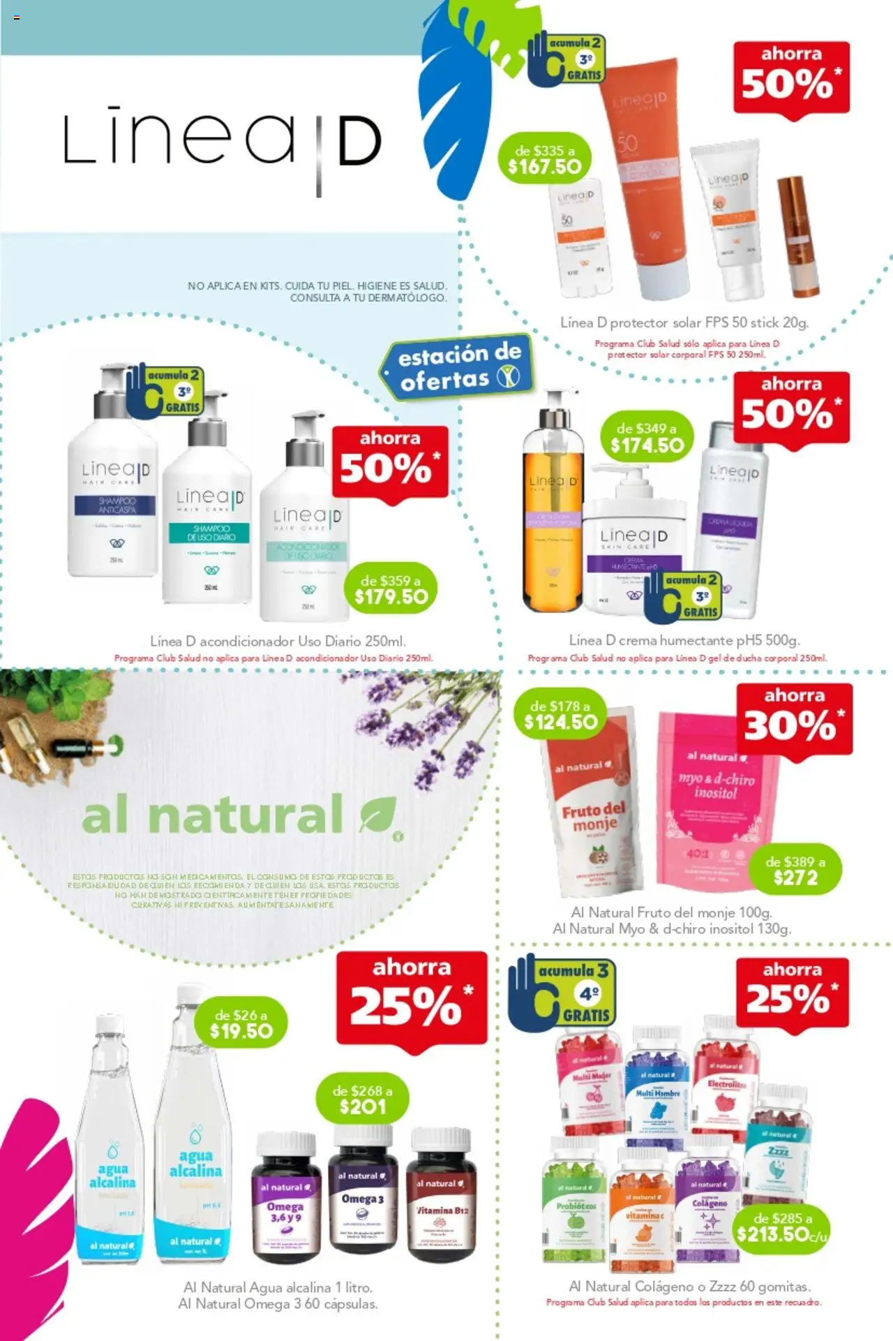 Nuevas ofertas de Farmacia San Pablo válidas en toda la República Mexicana desde el 31.07.2025. ¡Encuentra las mejores ofertas en Farmacia San Pablo - Catálogo! | Página: 4 | Productos: Agua, Acondicionador, Protector solar, Gel de ducha