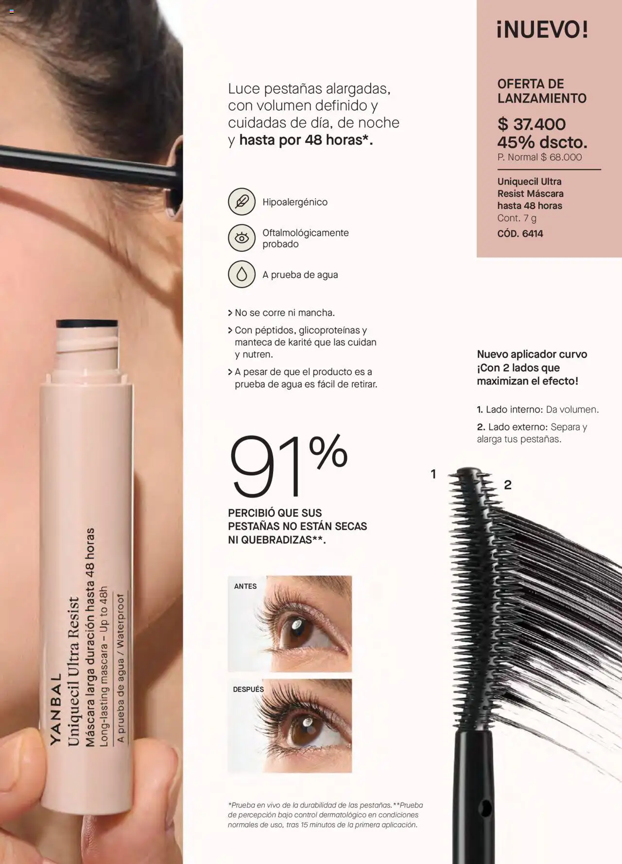 Yanbal revista - valida desde el 11.10.2025 | Página: 57 | Productos: Agua, Máscara, Manteca