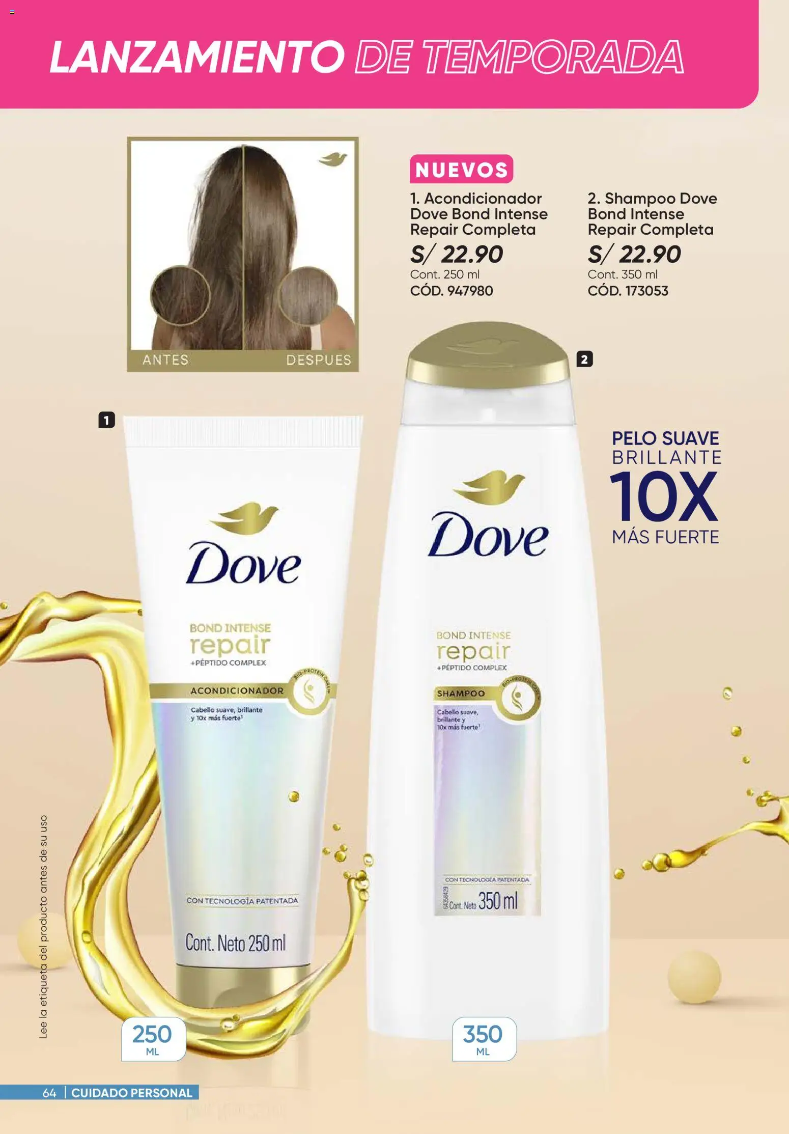 Catálogo Azzorti válido desde 15.12.2025 | Página: 64 | Productos: Shampoo, Acondicionador