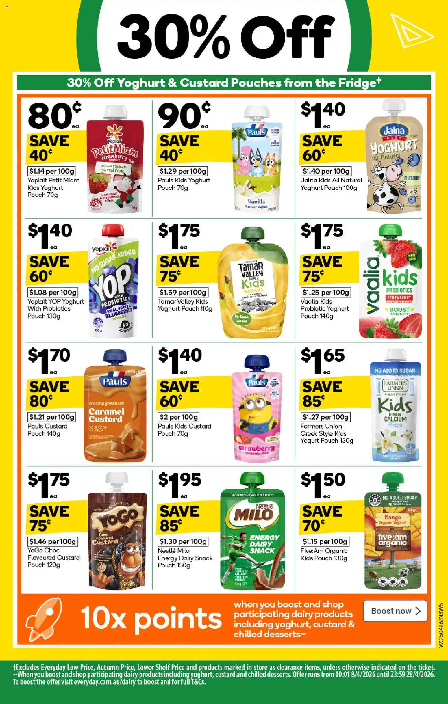 Woolworths catalogue - valid from 15.04.2026 | Page: 5 | Products: Dairy, Yoghurt, Mango, Fridge