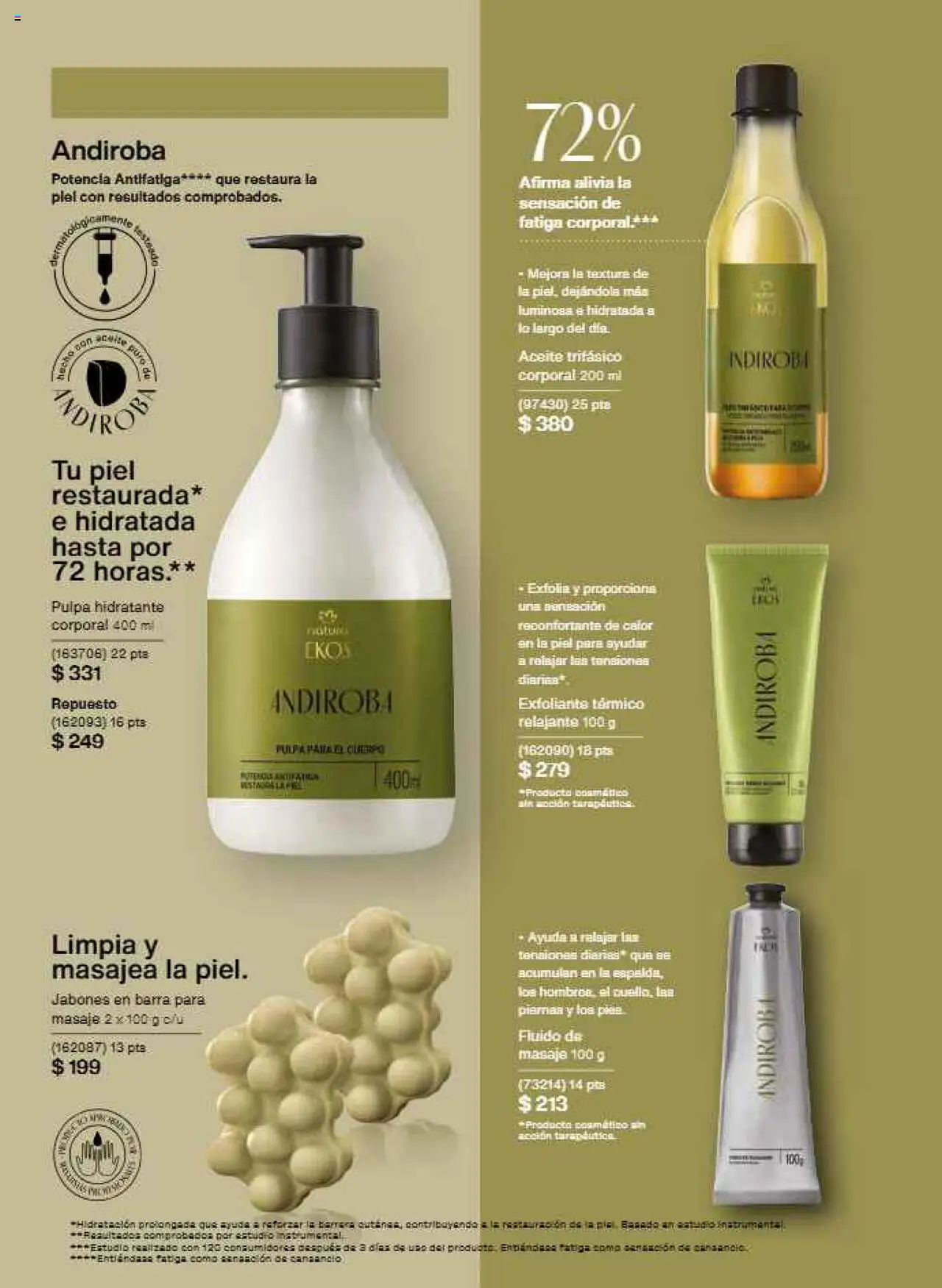 Nuevas ofertas de Natura válidas en toda la República Mexicana desde el 12.10.2025. ¡Encuentra las mejores ofertas en Natura - Campaña 16 2025! | Página: 126 | Productos: Aceite, Barra