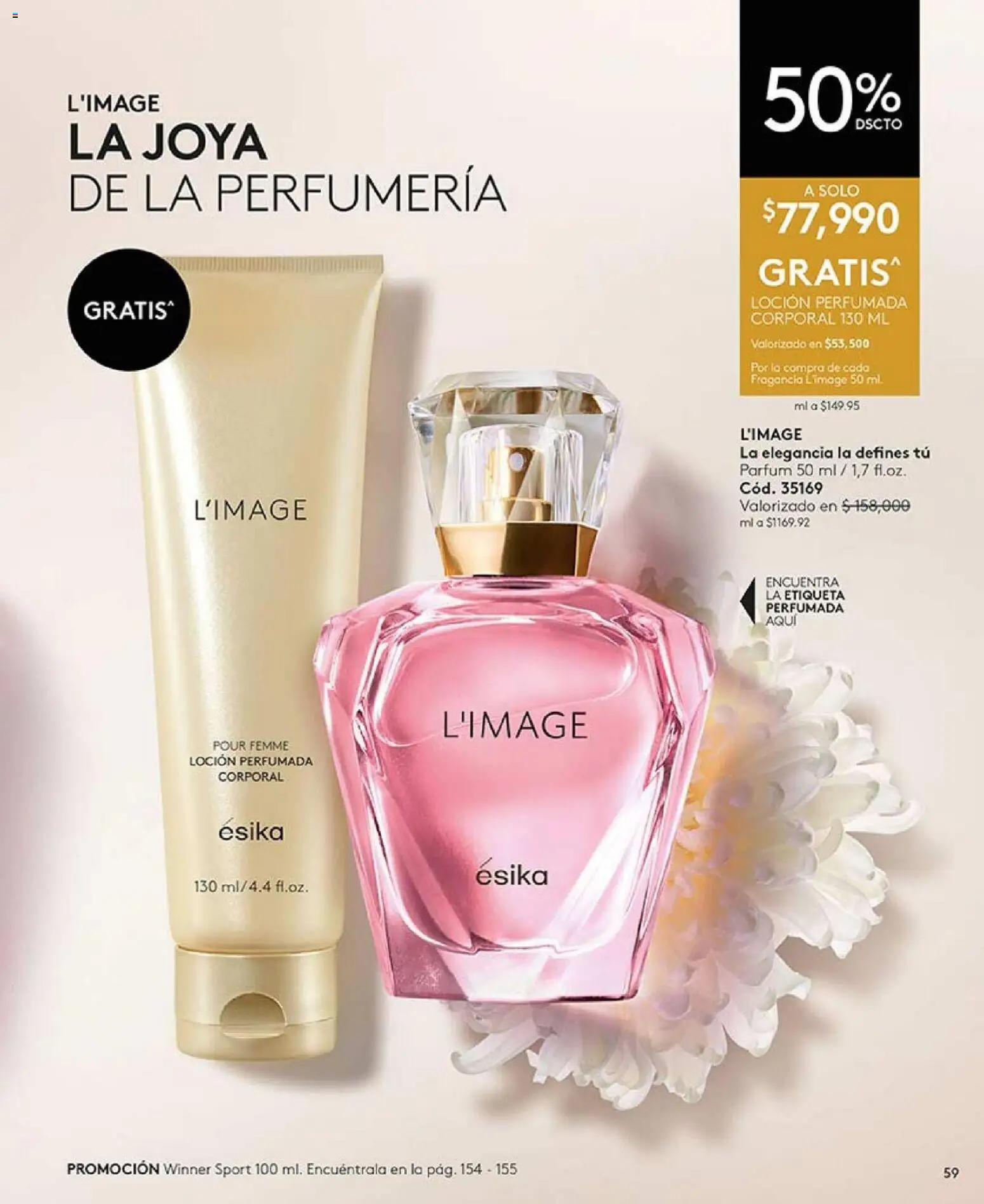 Ésika revista - valida desde el 20.02.2026 | Página: 59 | Productos: Loción, Fragancia