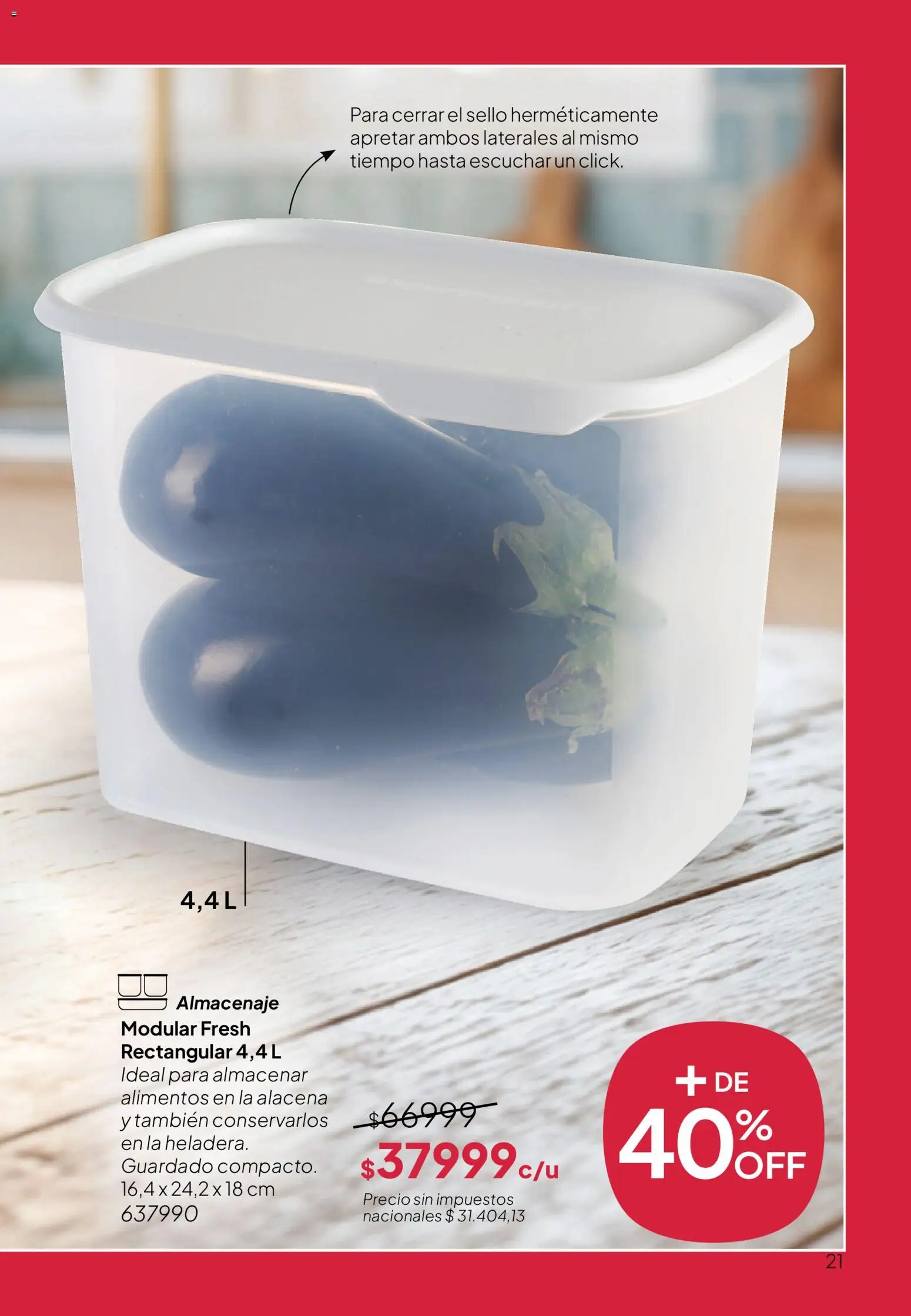 Tupperware Folleto │ válido desde el 28.04.2026 | Página: 22 | Productos: Modular, Alacena