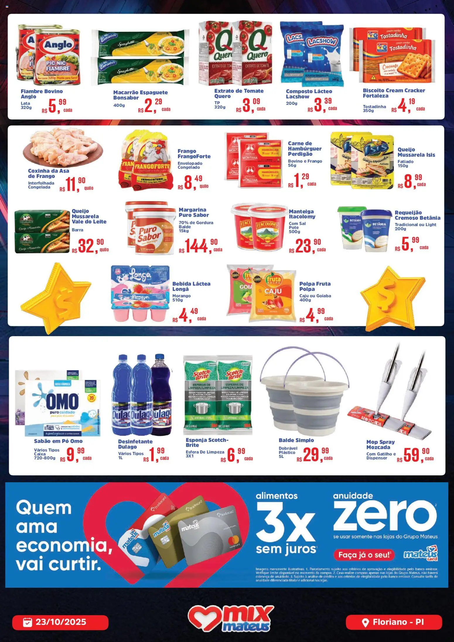 Mateus Folheto - válido de 23.10.2025 | Página: 2 | Produtos: Pó, Caixa, Carne de frango, Carne