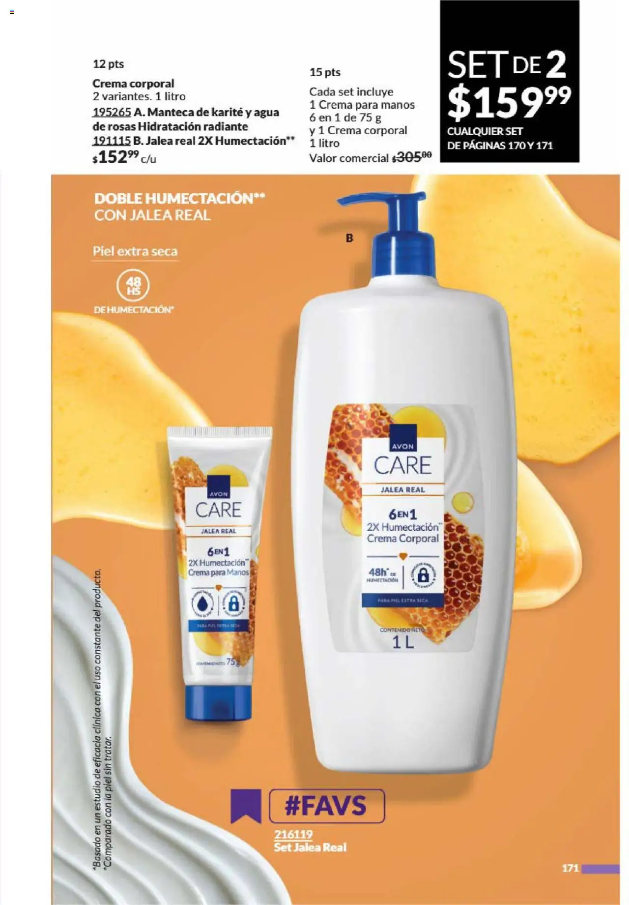 Nuevas ofertas de AVON válidas en toda la República Mexicana desde el 09.08.2025. ¡Encuentra las mejores ofertas en AVON - Campaña 13 2025! | Página: 181 | Productos: Crema, Agua, Radiante, Body