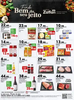 Zaffari - Ofertas - SP - Pré-Visualização do folheto da loja Zaffari, válido de 07.11.2025 | Página: 1 | Produtos: Vinho, Bebida, Frango, Mussarela