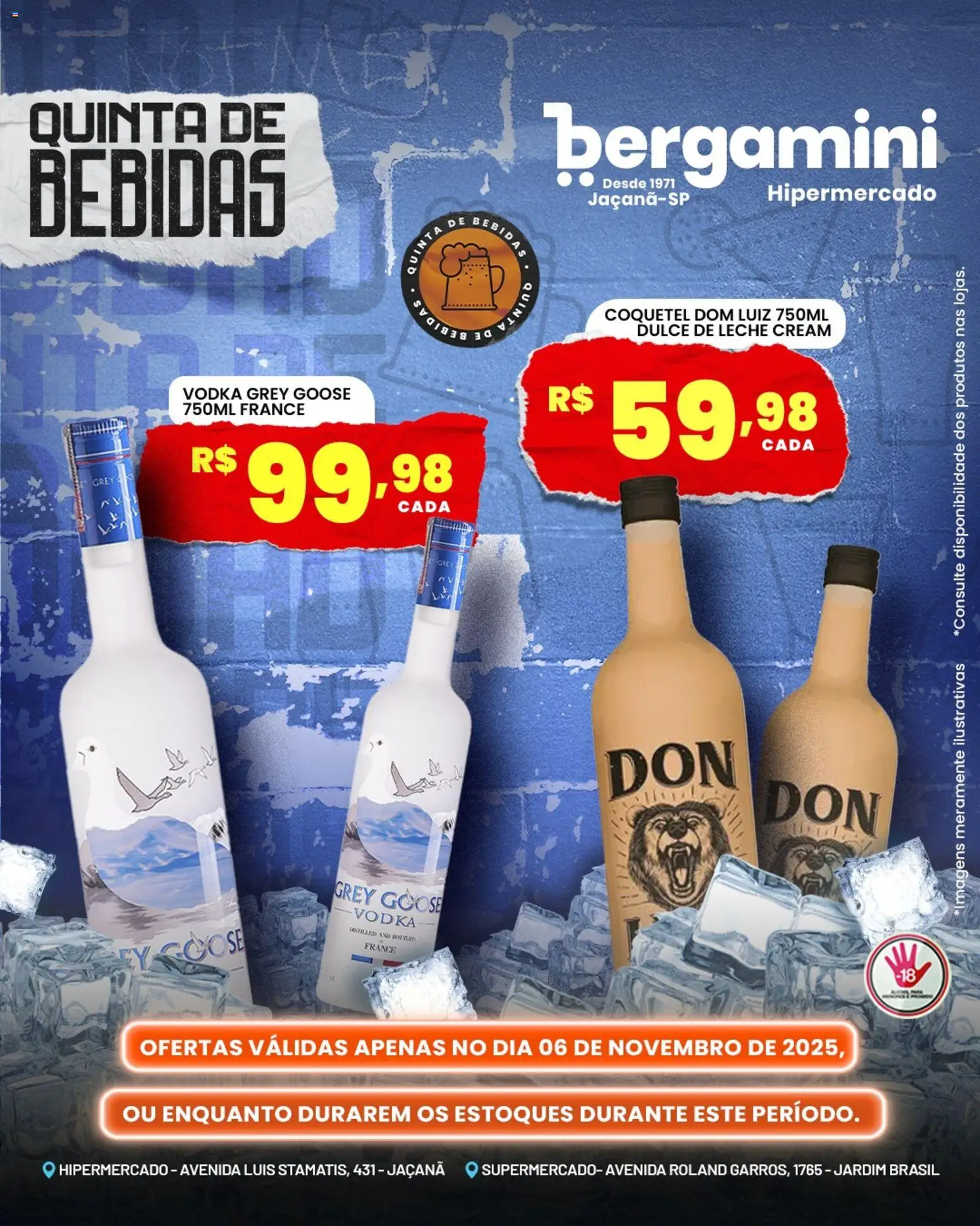Supermercado Bergamini Folheto - válido de 06.11.2025 | Página: 10 | Produtos: Vodka