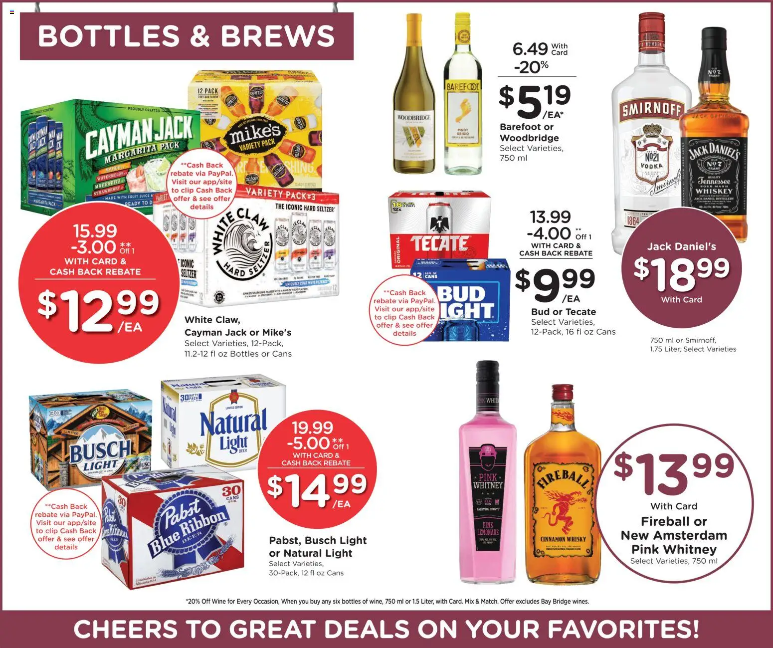 Smith's Weekly Ad - NM - valid from 01.04.2026 | Page: 17 | Products: Hoe, Clip, Beer, Whiskey