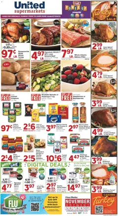 Preview of United Supermarkets weekly ads valid from 04.11.2025