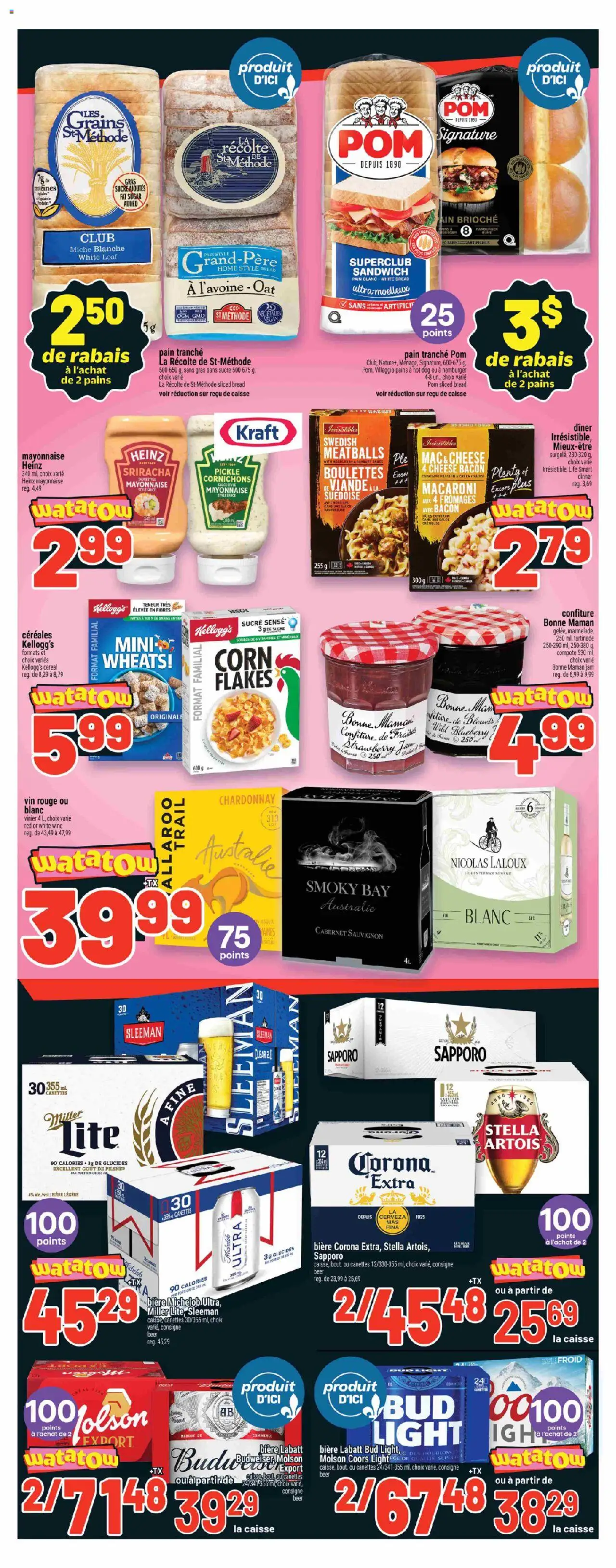 Metro flyer valid from 21.08.2025 | Page: 4 | Products: Noodles, Bread, Wine, Beer
