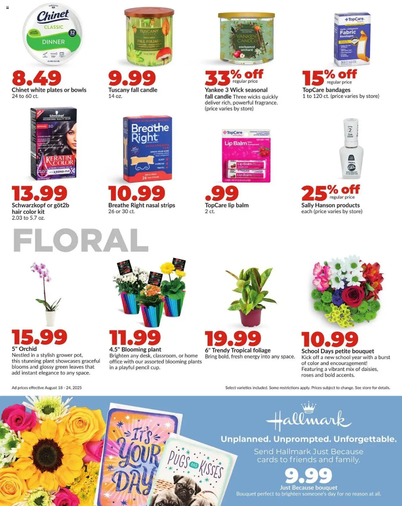 HyVee Weekly Ad - valid from 18.08.2025 | Page: 36 | Products: Pencil, Hair color