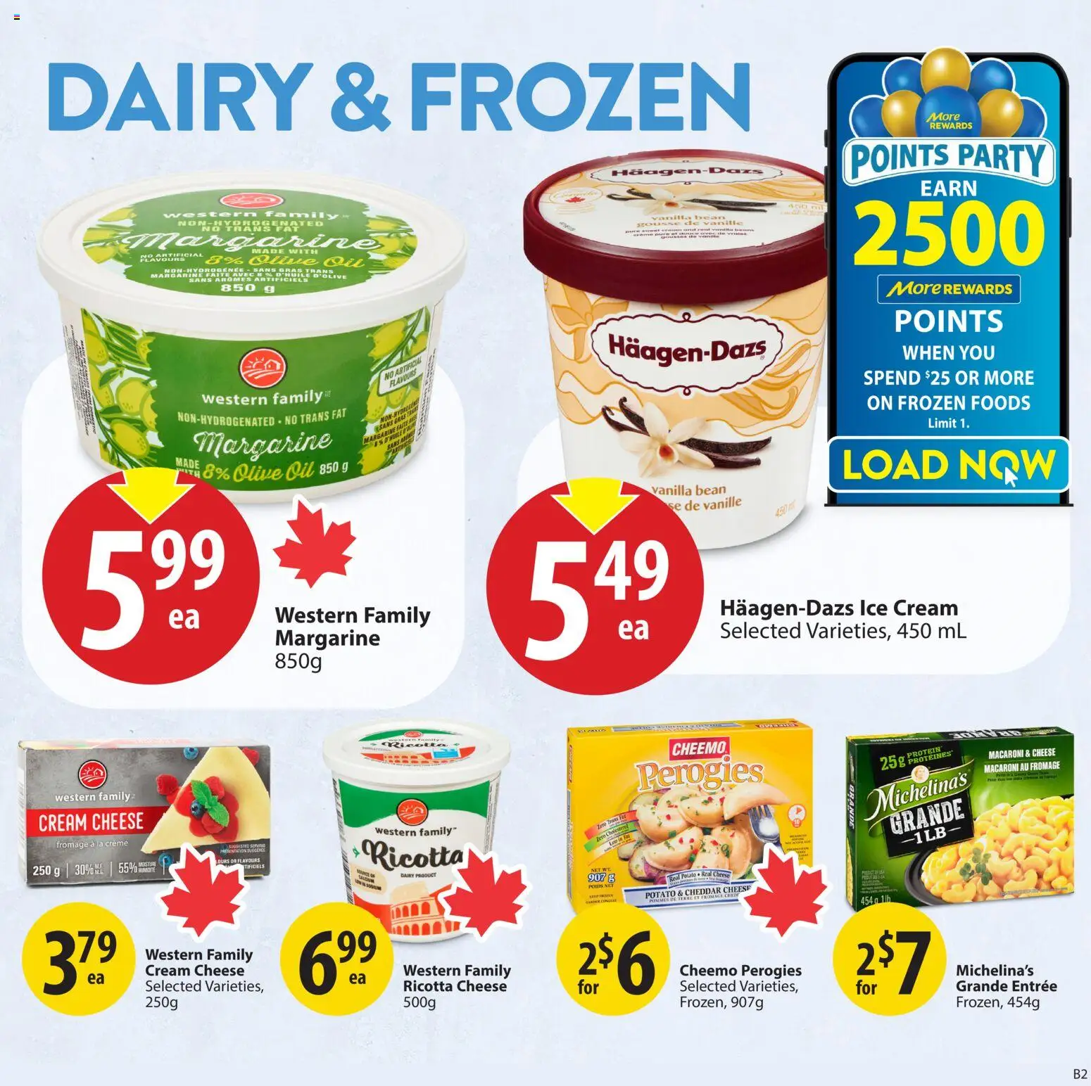 Save on foods flyer valid from 26.02.2026 | Page: 20 | Products: Cream, Ice cream, Cheese, Oil