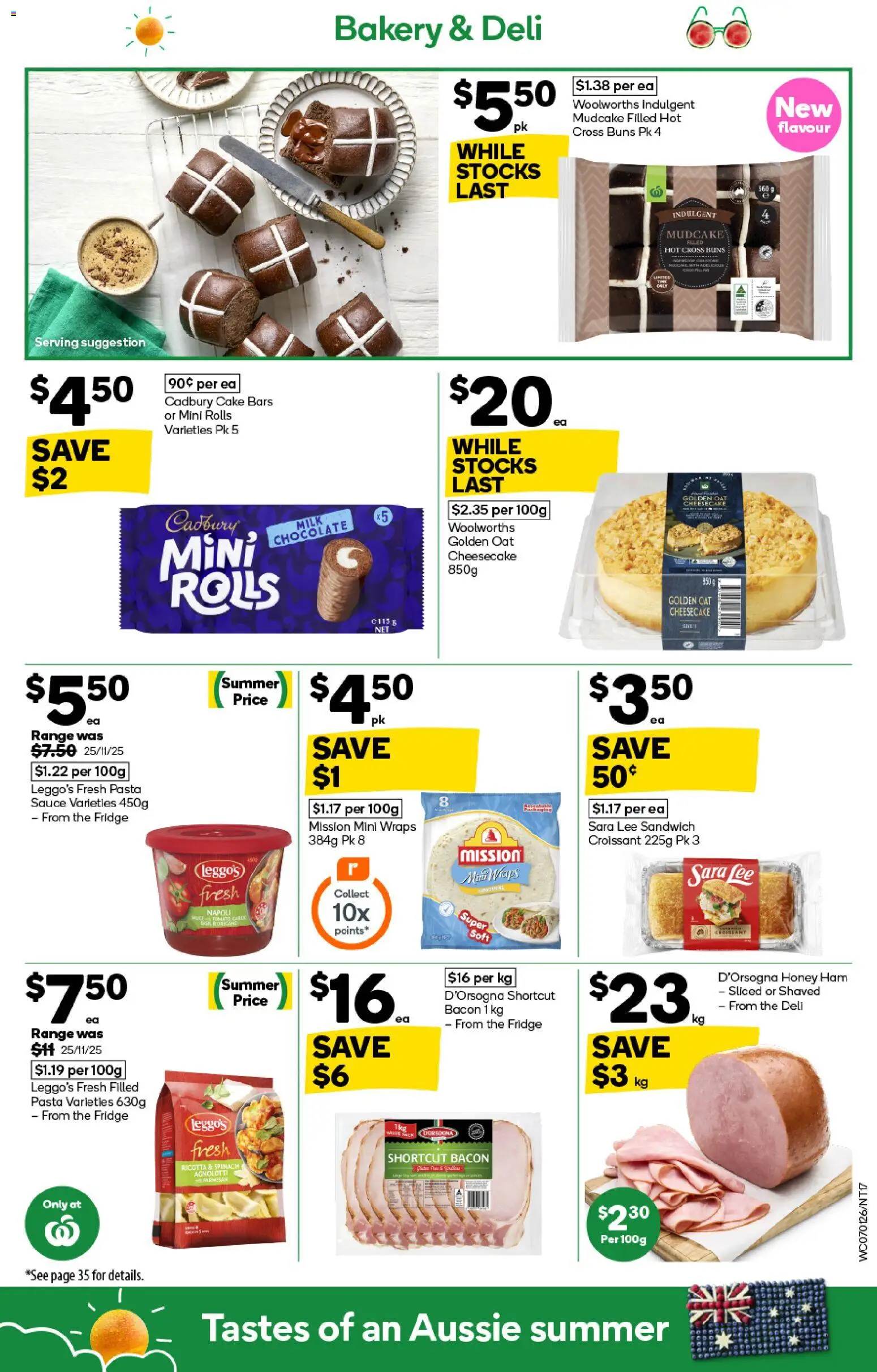 Woolworths catalogue - valid from 07.01.2026 | Page: 17 | Products: Honey, Pasta, Sauce, Bakery