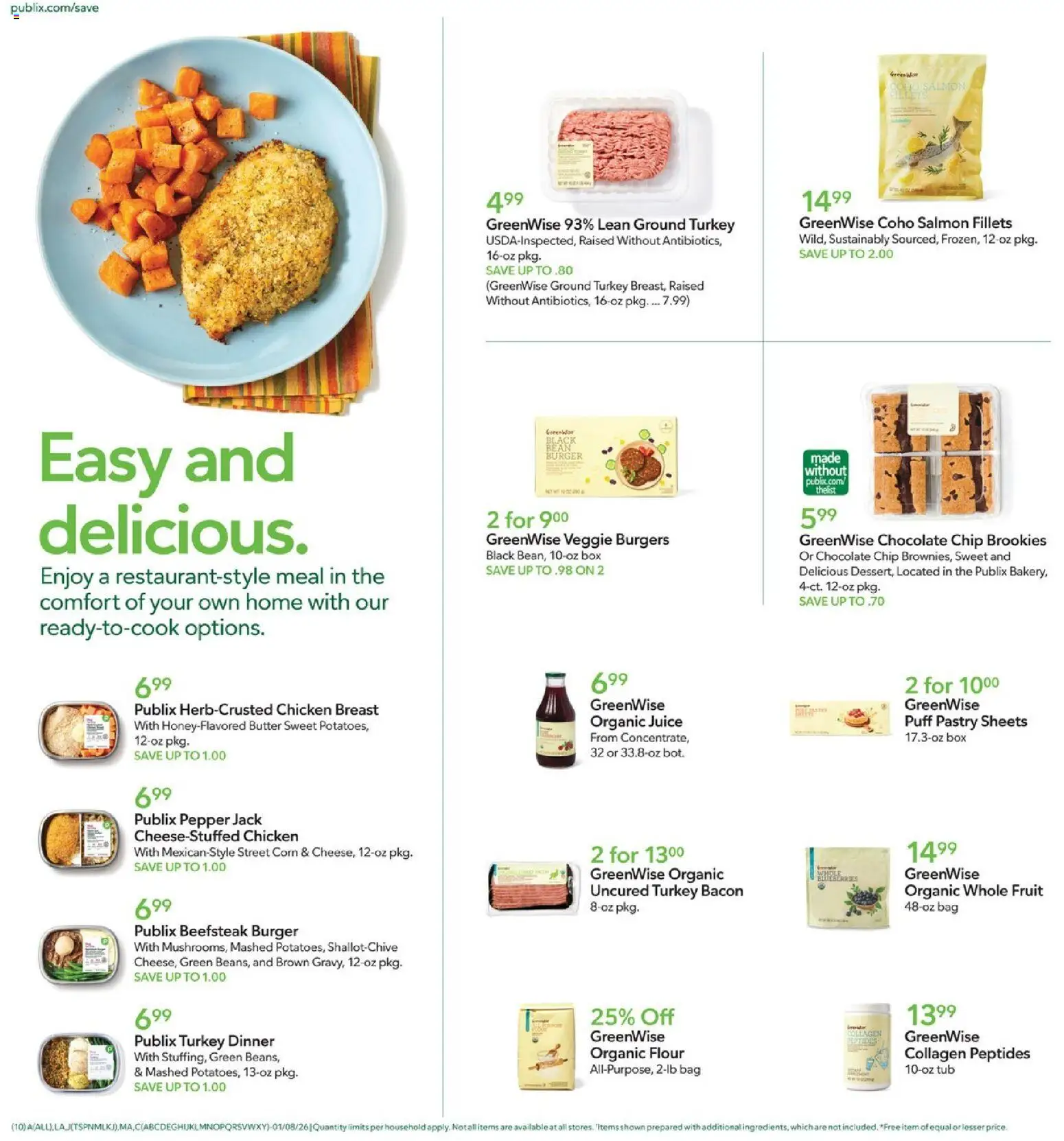 Publix Weekly Ad - valid from 07.01.2026 | Page: 10 | Products: Box, Chocolate, Juice, Bag