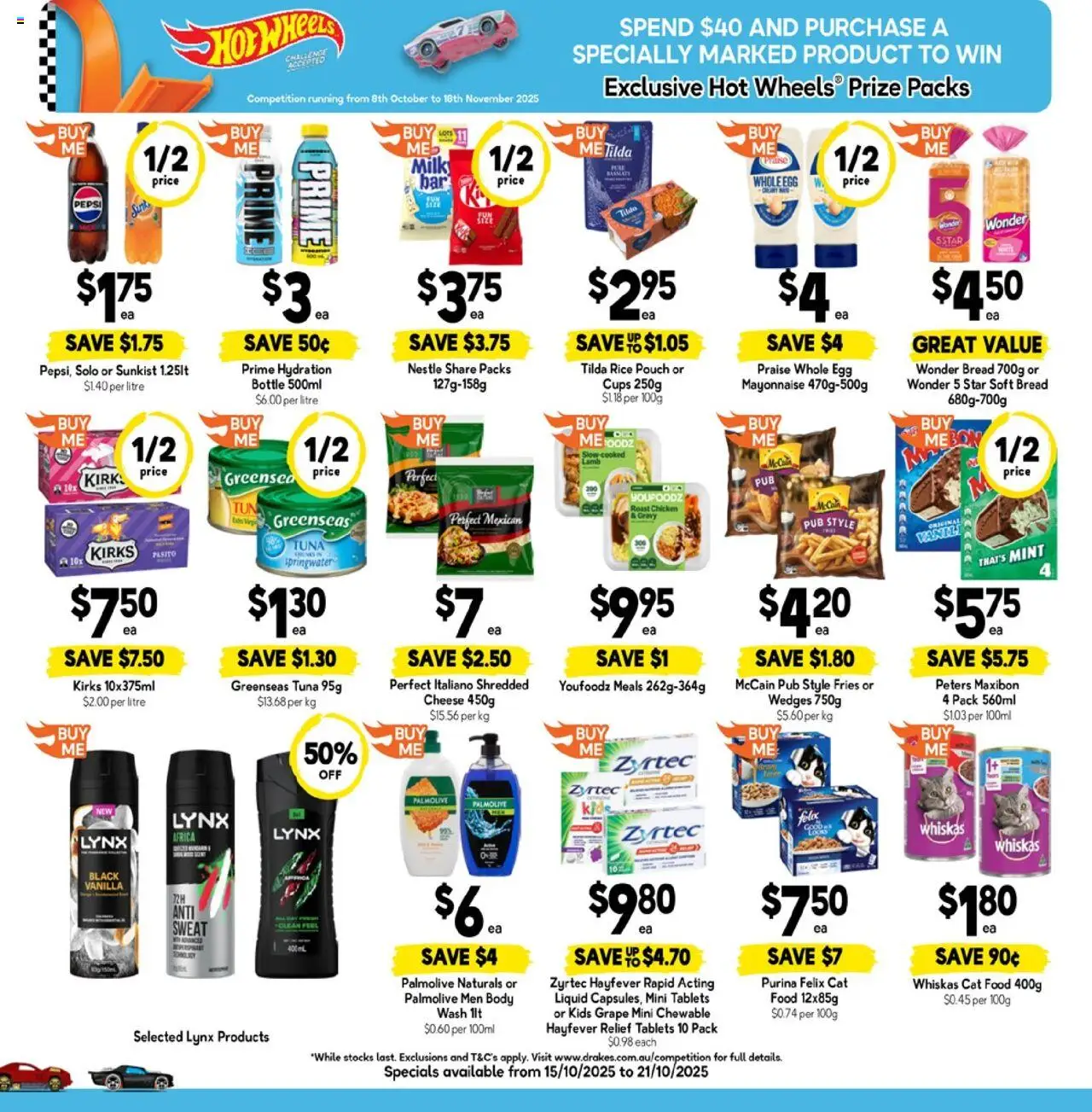 Drakes catalogue - valid from 15.10.2025 | Page: 4 | Products: Cheese, Chicken, Tuna, Tablets