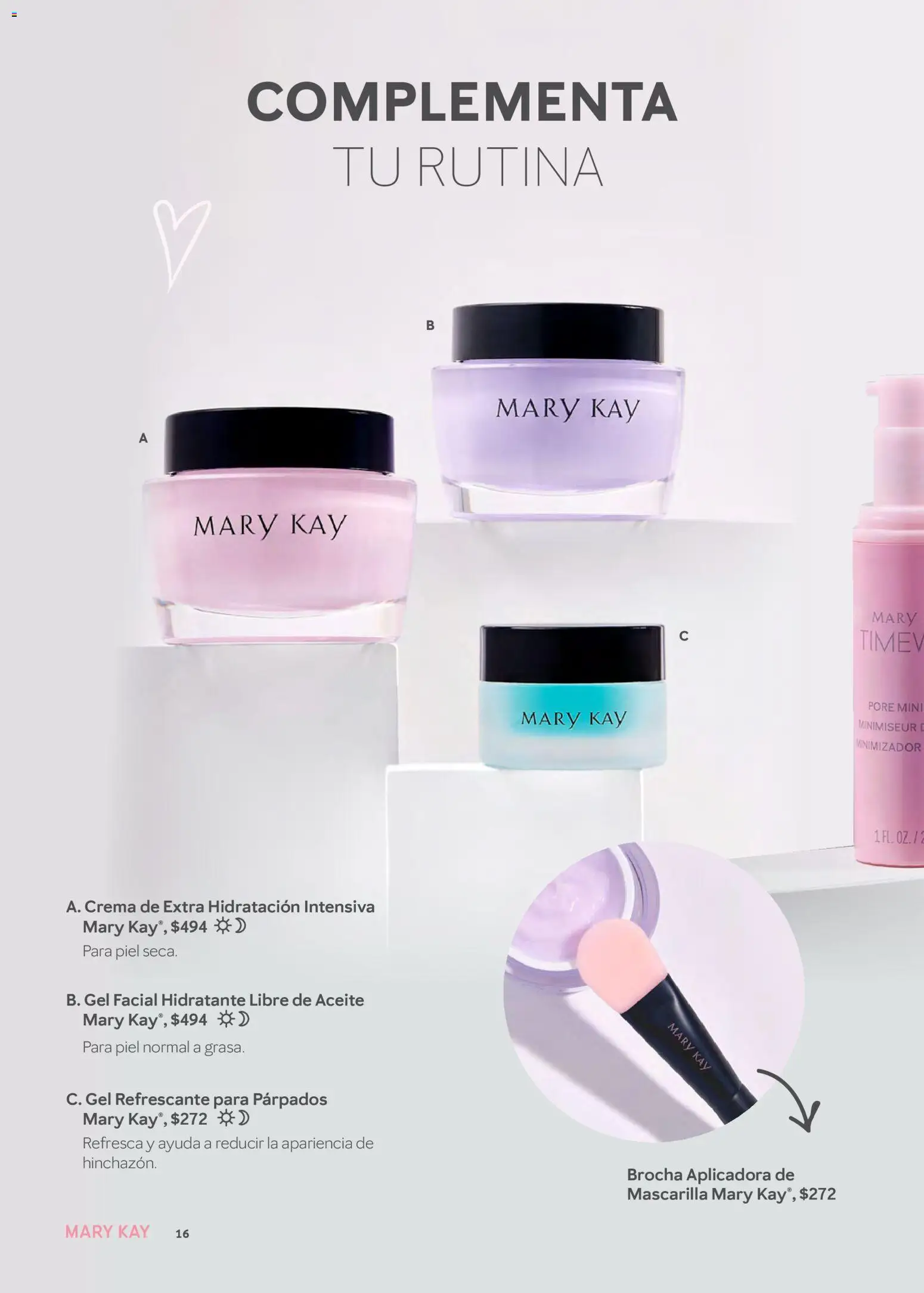Nuevas ofertas de Mary Kay válidas en toda la República Mexicana desde el 01.01.2026. ¡Encuentra las mejores ofertas en Mary Kay catálogo! | Página: 16 | Productos: Crema, Aceite, Mascarilla
