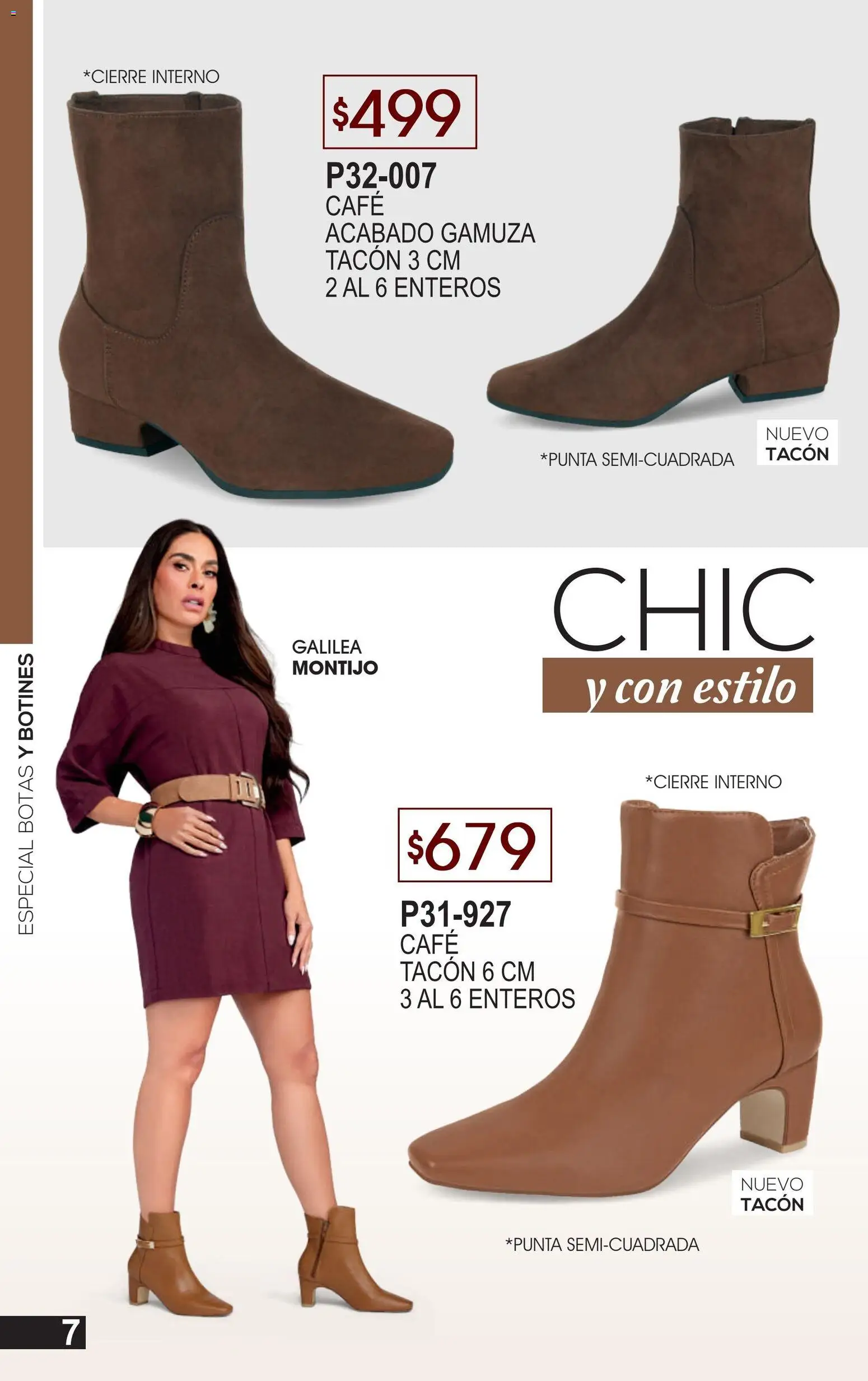 Nuevas ofertas de Cklass válidas en toda la República Mexicana desde el 02.01.2026. ¡Encuentra las mejores ofertas en Cklass catálogo Especial Botas y Botines! | Página: 8 | Productos: Botas, Café, Gamuza, Botines