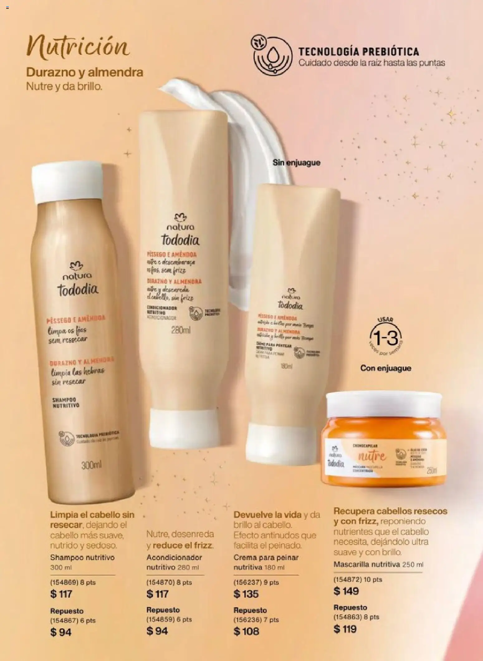 Nuevas ofertas de Natura válidas en toda la República Mexicana desde el 01.12.2025. ¡Encuentra las mejores ofertas en Natura campaña 18 2025! | Página: 143 | Productos: Durazno, Crema, Almendra, Mascarilla