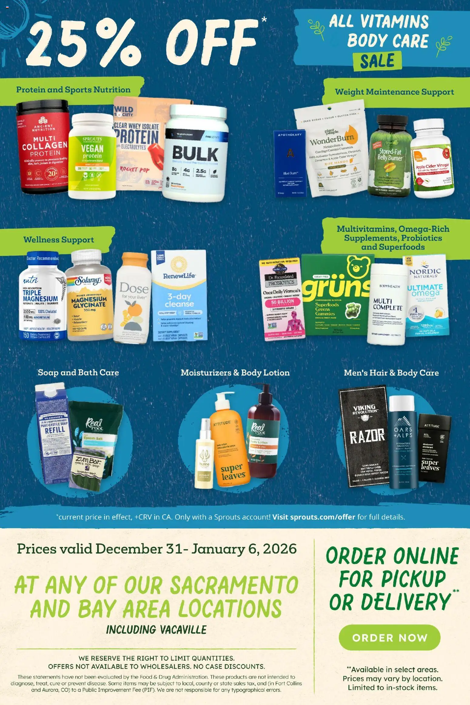 Sprouts Weekly Ad - valid from 31.12.2025 | Page: 14 | Products: Oil, Sugar, Case, Gun