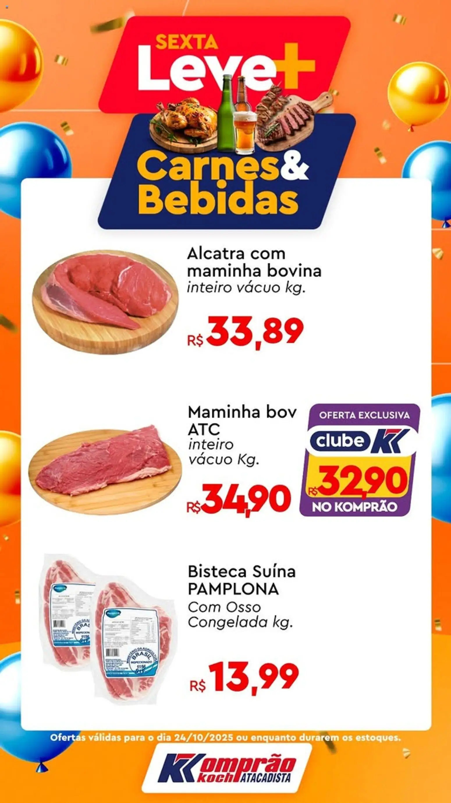 Komprao Atacadista Folheto - válido de 24.10.2025 | Página: 4 | Produtos: Alcatra, Maminha