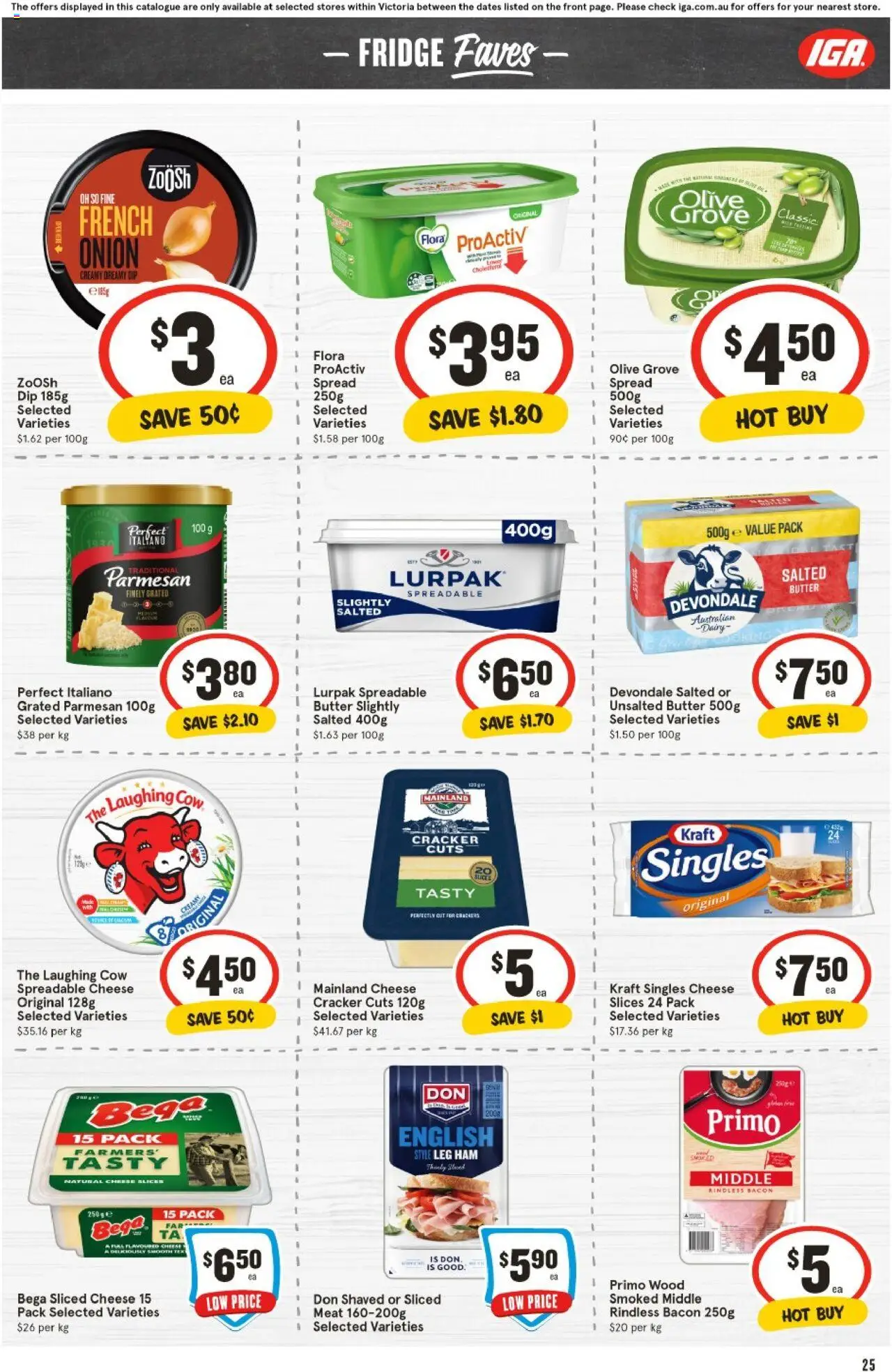 IGA catalogue - valid from 27.08.2025 | Page: 24 | Products: Cheese, Ham, Meat, Wood