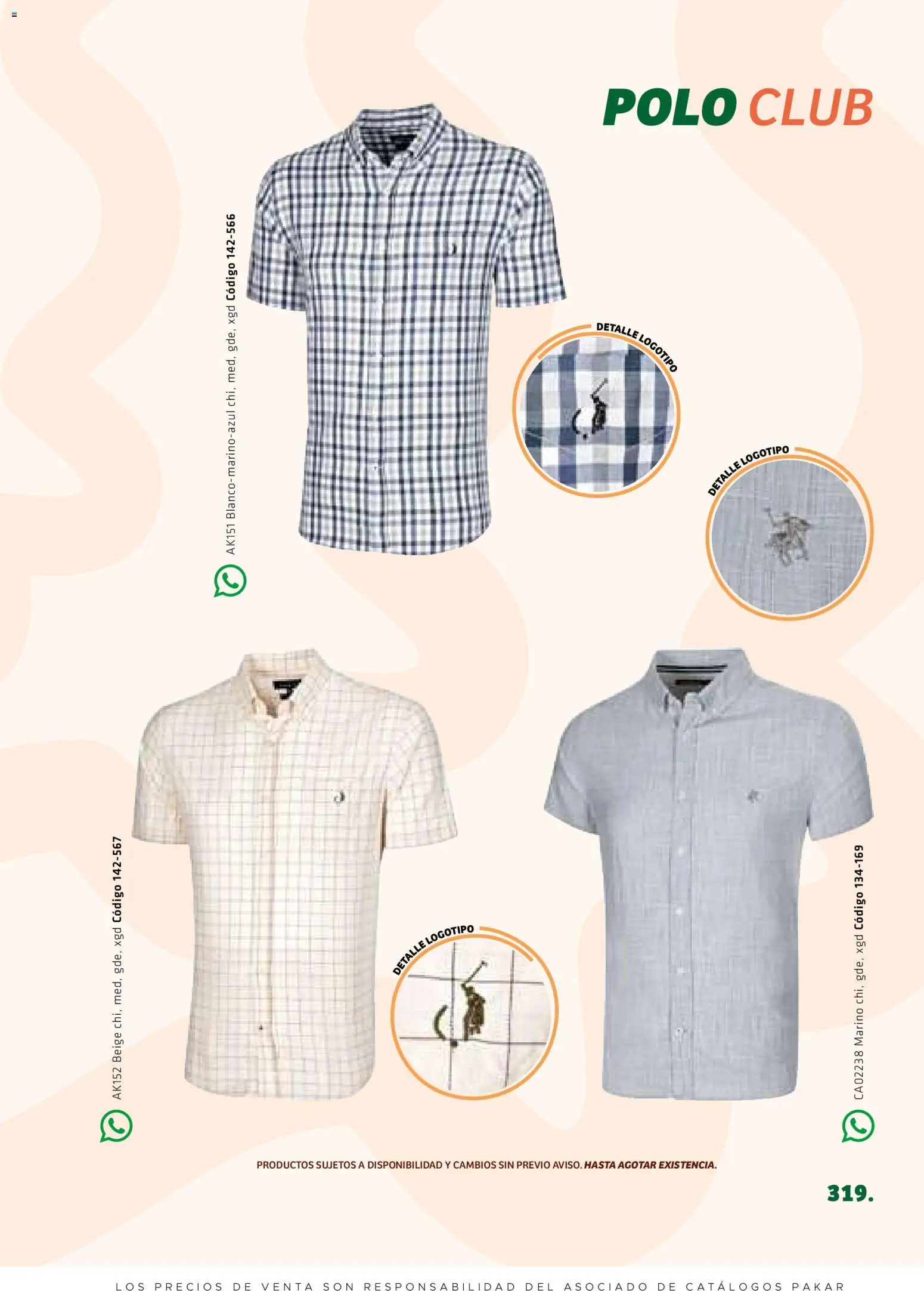 Nuevas ofertas de SC Pakar válidas en toda la República Mexicana desde el 27.02.2026. ¡Encuentra las mejores ofertas en SC Pakar catálogo Premium Men Tomo 1! | Página: 319