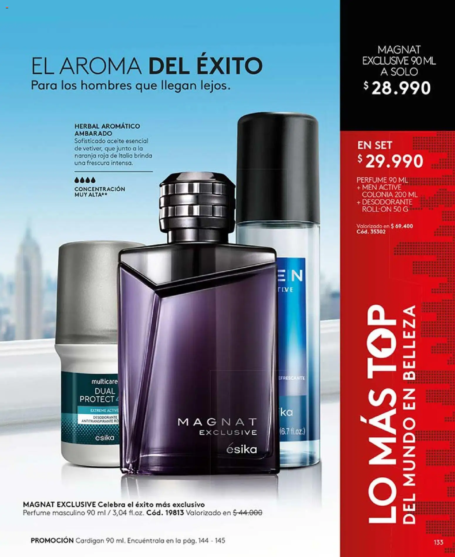 Catálogo Ésika Campaña 5 │ válido desde el 01.03.2026 | Página: 133 | Productos: Perfume, Cardigan, Desodorante, Antitranspirante