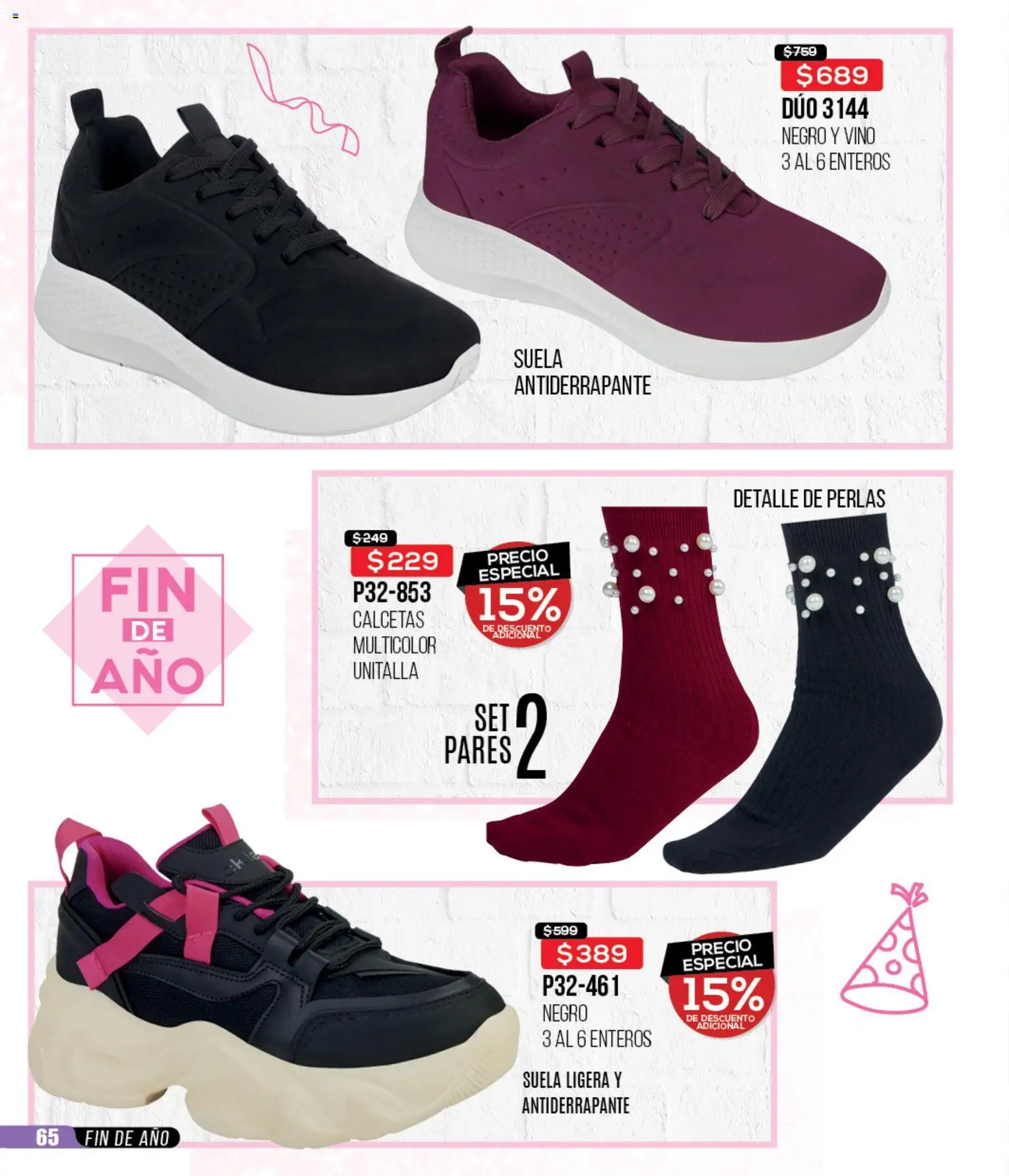 Nuevas ofertas de Cklass válidas en toda la República Mexicana desde el 02.01.2026. ¡Encuentra las mejores ofertas en Cklass catálogo Rebajas de Inicio de Año Ropa! | Página: 301 | Productos: Calcetas, Vino