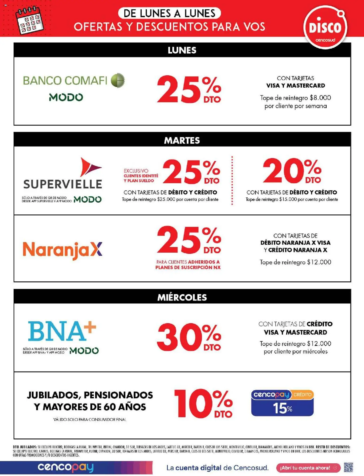 Disco - Ofertas | Córdoba │ válido desde el 04.12.2025 | Página: 12 | Productos: Disco, Banco