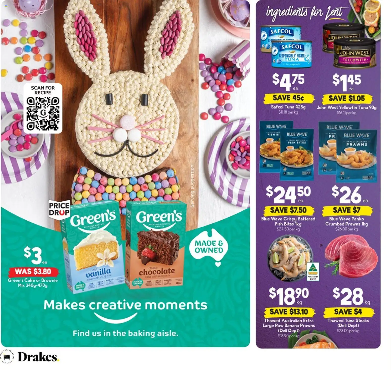 Drakes catalogue - valid from 01.04.2026 | Page: 2 | Products: Chocolate, Fish, Prawns, Tuna