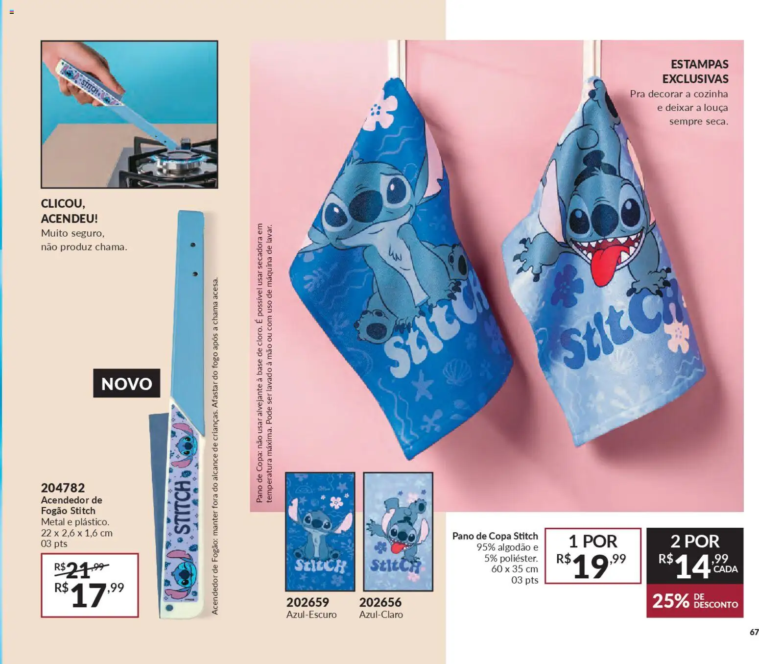 Avon Folheto - válido de 19.12.2025 | Página: 67 | Produtos: Alvejante, Copa, Base, Algodão