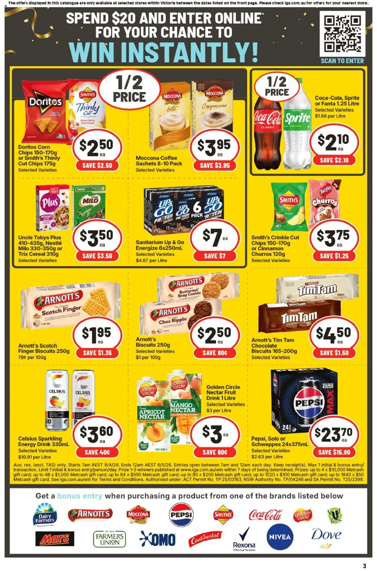 Ritchies catalogue - valid from 08.04.2026 | Page: 4 | Products: Energy drink, Chicken, Noodles, Antiperspirant
