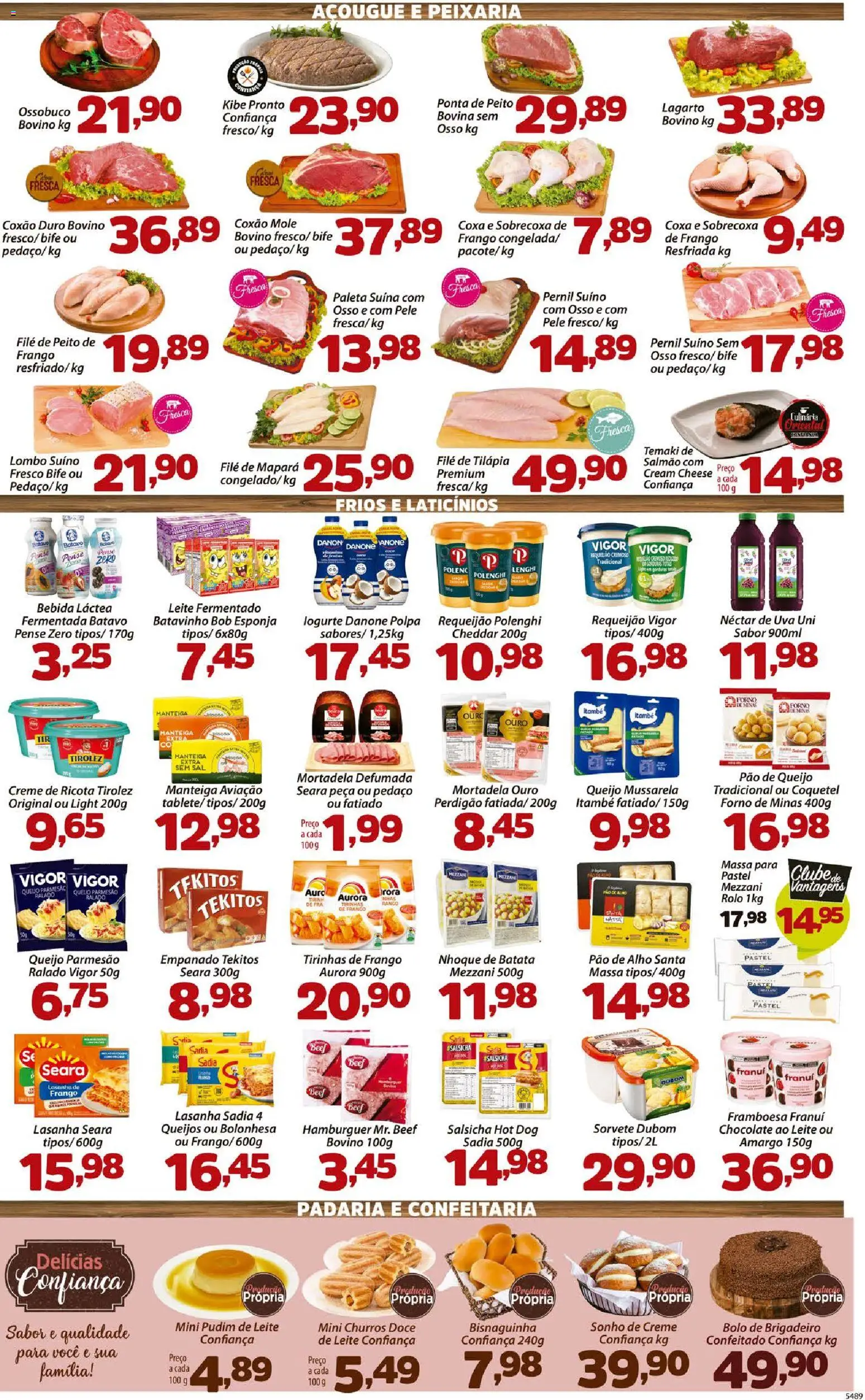 Confiança Folheto - válido de 21.10.2025 | Página: 3 | Produtos: Rolo, Pernil, Sal, Requeijão