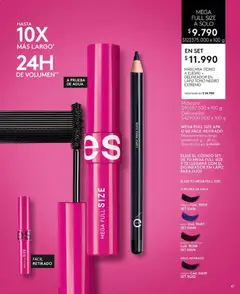 Catálogo Ésika Campaña 7 válido desde el 18.04.2026 | Página: 47 | Productos: Agua, Máscara, Delineador, Té