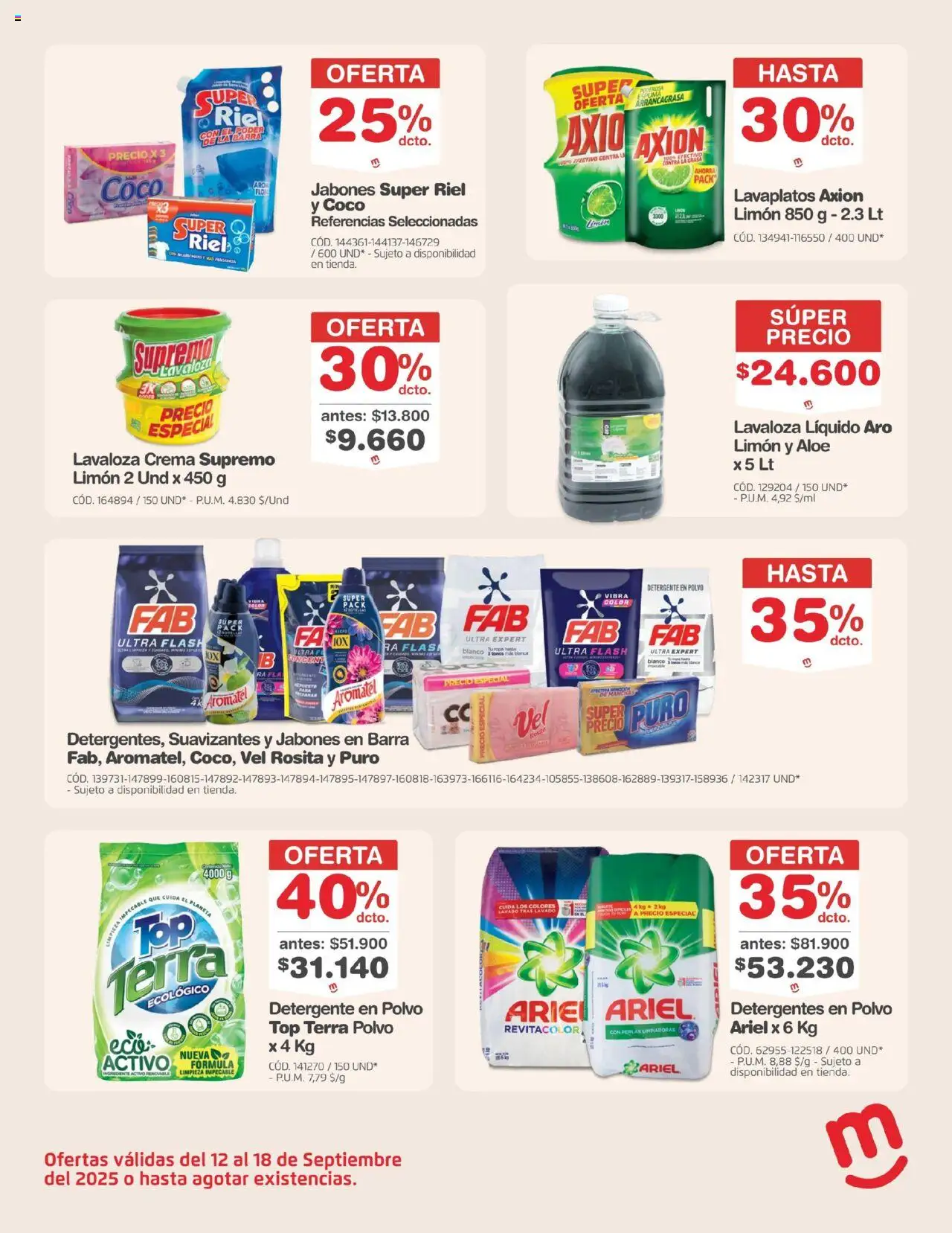 Makro revista - valida desde el 12.09.2025 | Página: 27 | Productos: Espuma, Crema, Top, Detergente