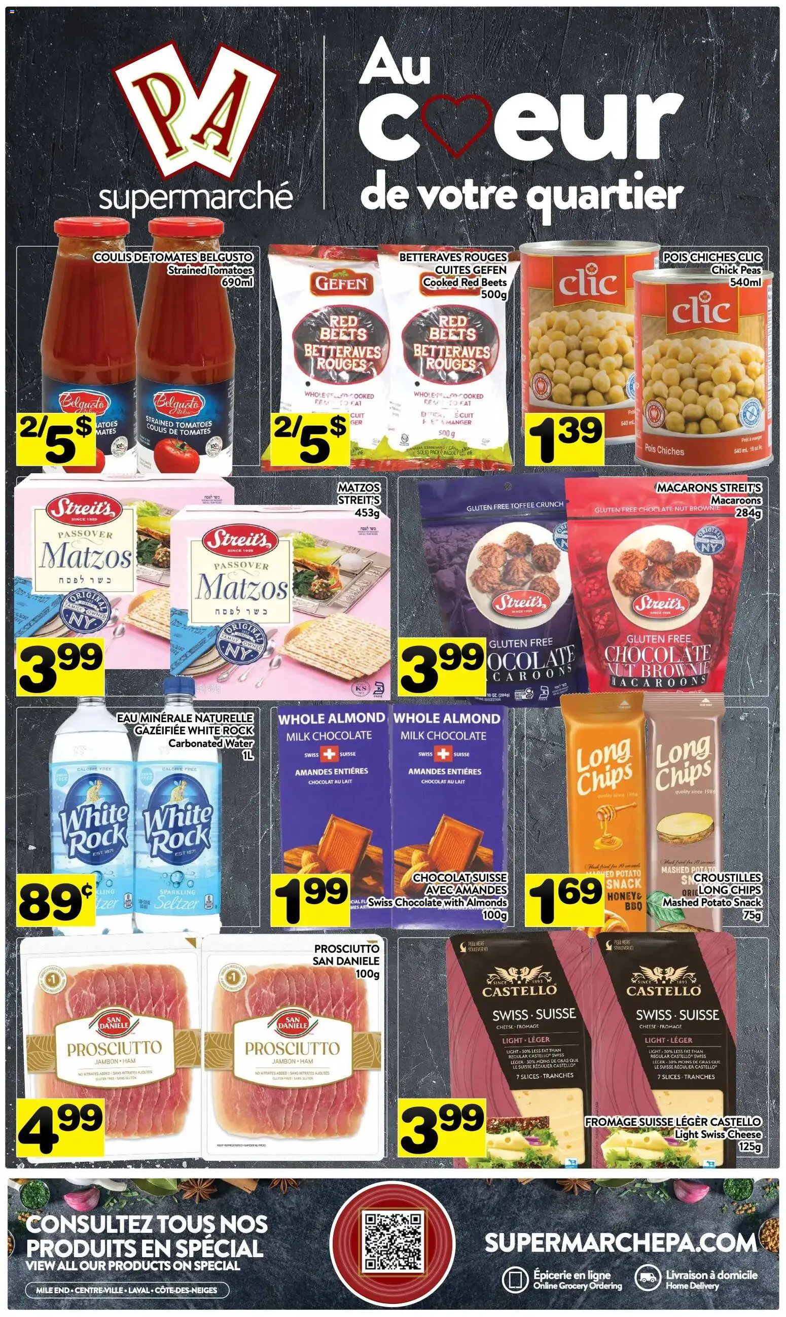 Pa Supermarché flyer valid from 29.03.2026 | Page: 7 | Products: Chips, Milk, Cheese, Chocolate