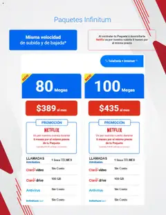 Nuevas ofertas de Telmex válidas en toda la República Mexicana desde el 17.07.2025. ¡Encuentra las mejores ofertas en Telmex - Catálogo! | Página: 4 | Productos: Pantallas