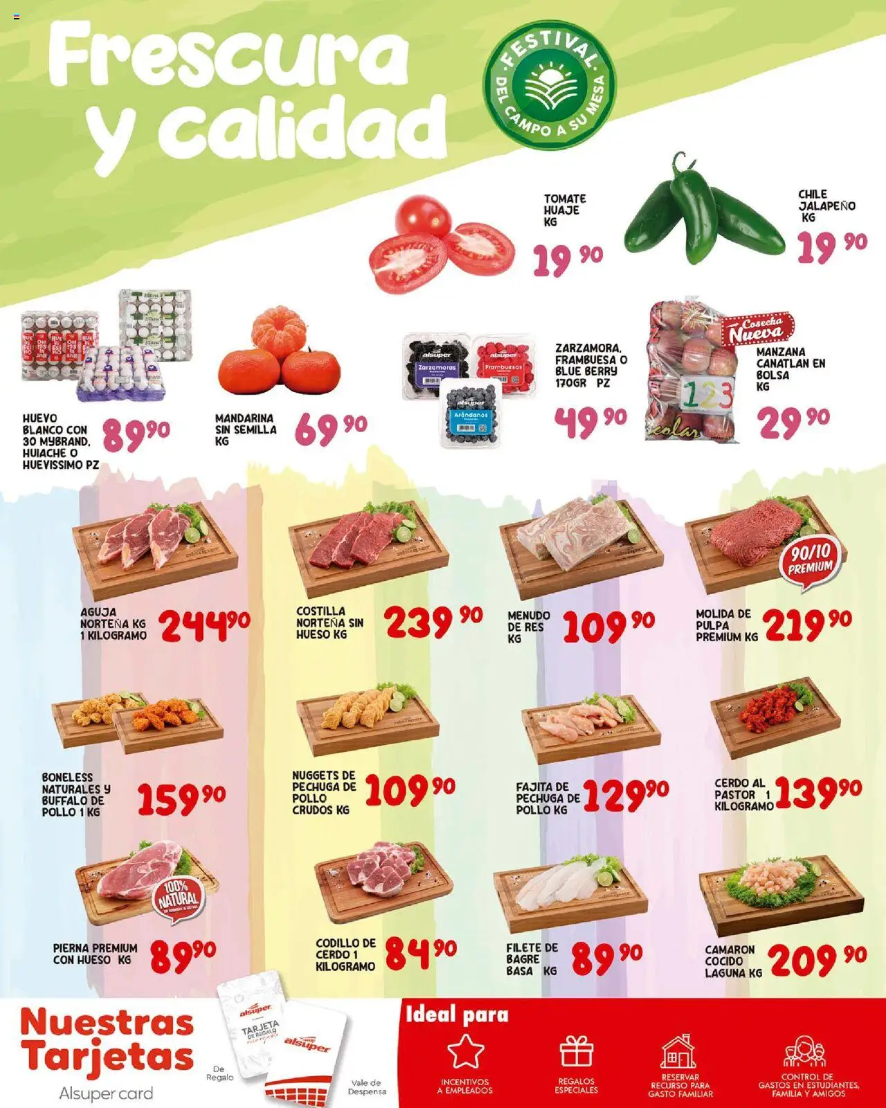 Nuevas ofertas de Alsuper válidas en toda la República Mexicana desde el 05.09.2025. ¡Encuentra las mejores ofertas en Alsuper - Folleto - Durango! | Página: 6 | Productos: Tomate, Huevo, Cerdo, Res