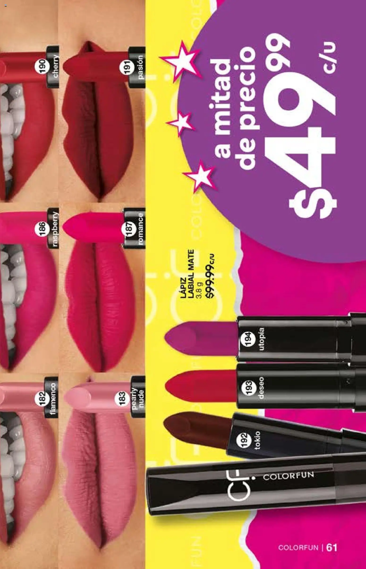 Nuevas ofertas de Fuller válidas en toda la República Mexicana desde el 29.04.2026. ¡Encuentra las mejores ofertas en Fuller campaña 2 2026! | Página: 61 | Productos: Mate, Lápiz labial