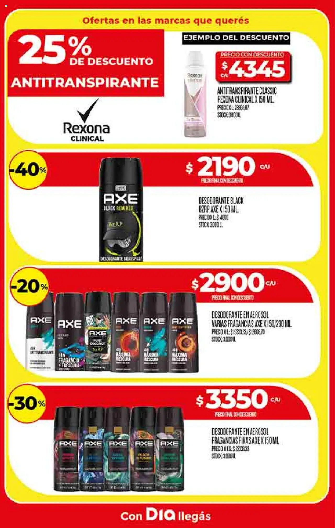 Supermercado DIA Ofertas - Salta y Jujuy │ válido desde el 20.08.2025 | Página: 17 | Productos: Fragancia, Desodorante, Antitranspirante