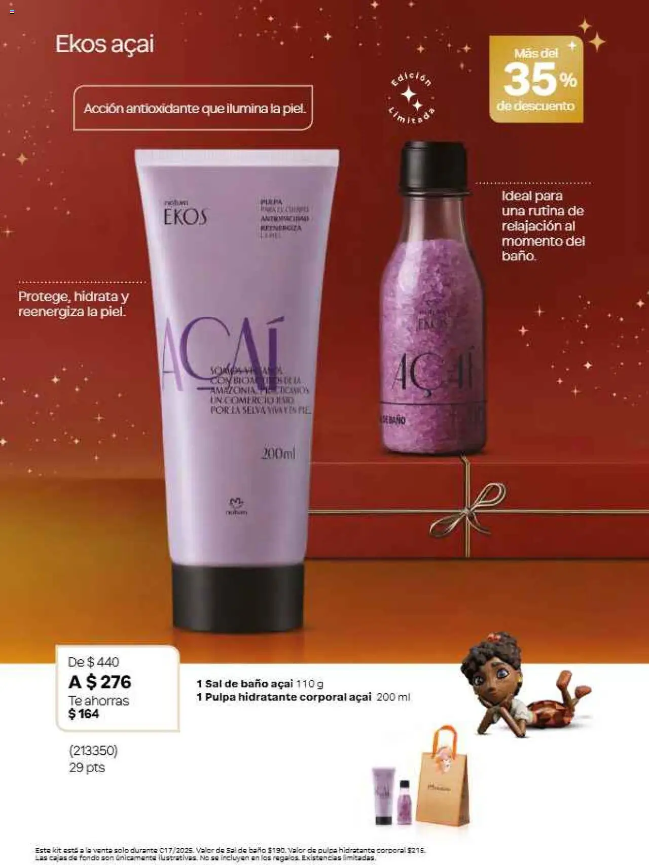 Nuevas ofertas de Natura válidas en toda la República Mexicana desde el 22.11.2025. ¡Encuentra las mejores ofertas en Natura campaña 17 2025! | Página: 36 | Productos: Sal, Té, Baño
