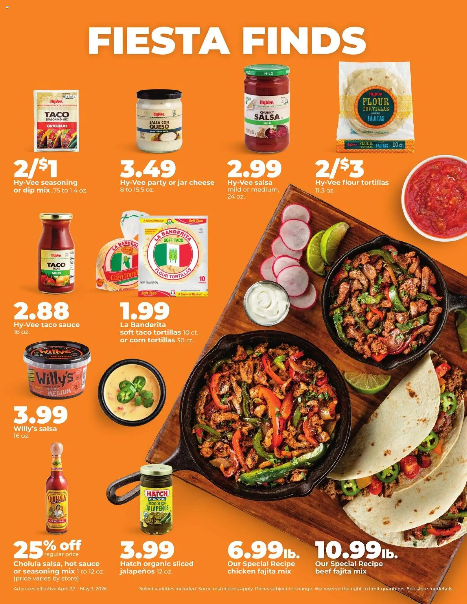 HyVee Weekly Ad - valid from 27.04.2026 | Page: 15 | Products: Corn, Cheese, Beef, Sauce