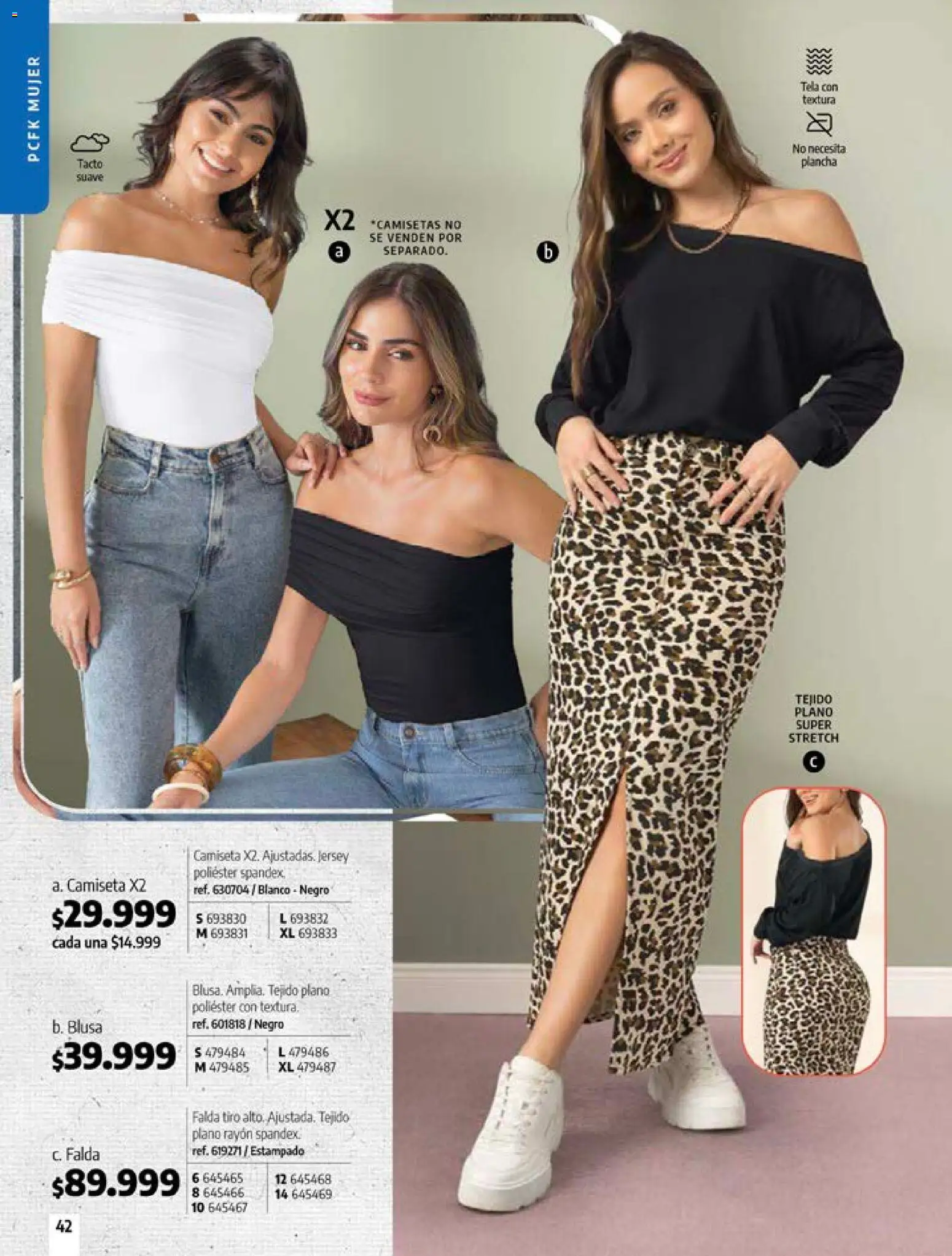 Pacifika revista - valida desde el 24.04.2026 | Página: 42 | Productos: Plancha, Falda, Camiseta, Blusa