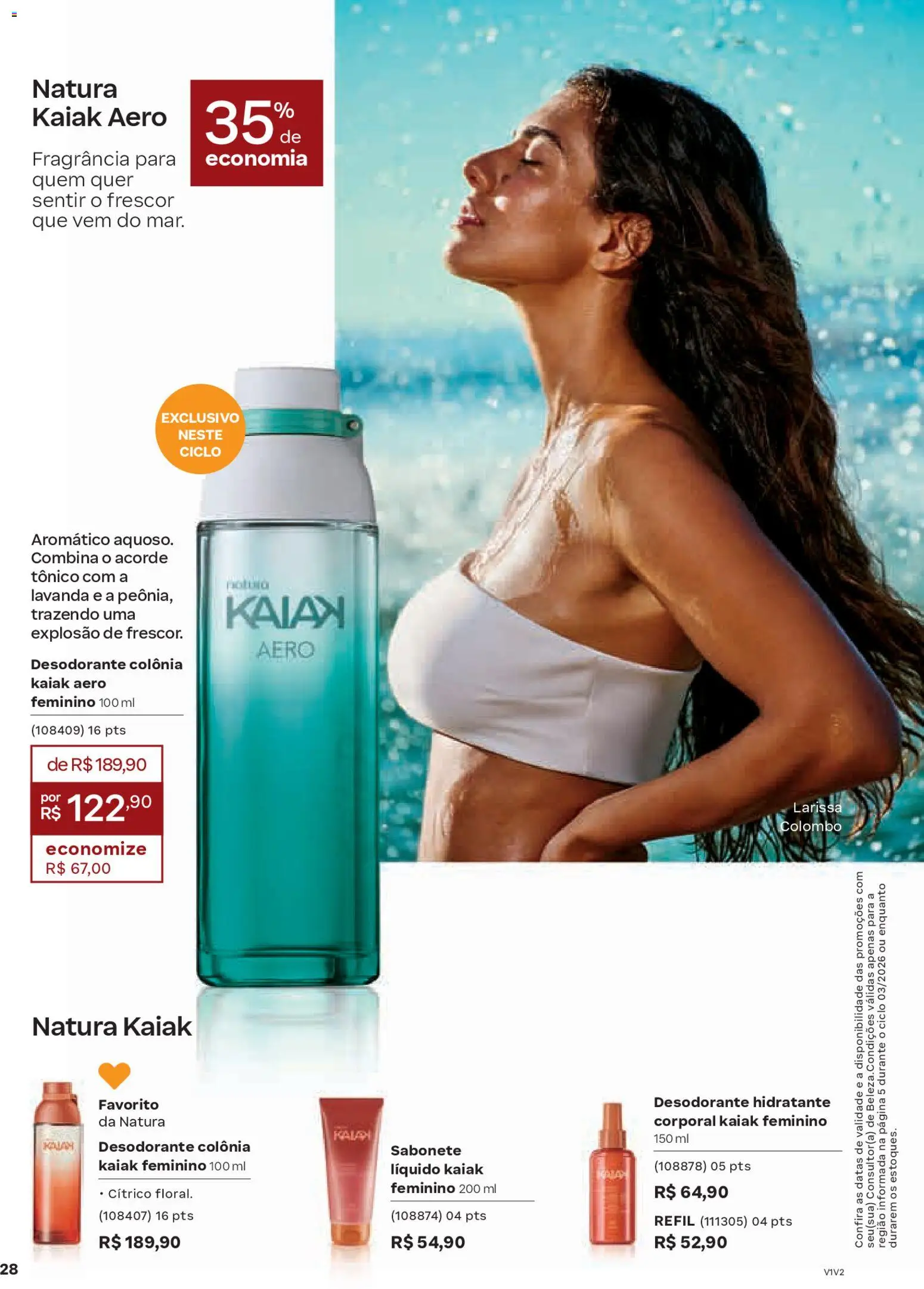 Natura Folheto - válido de 04.02.2026 | Página: 28 | Produtos: Tônico, Fragrância, Desodorante, Sabonete