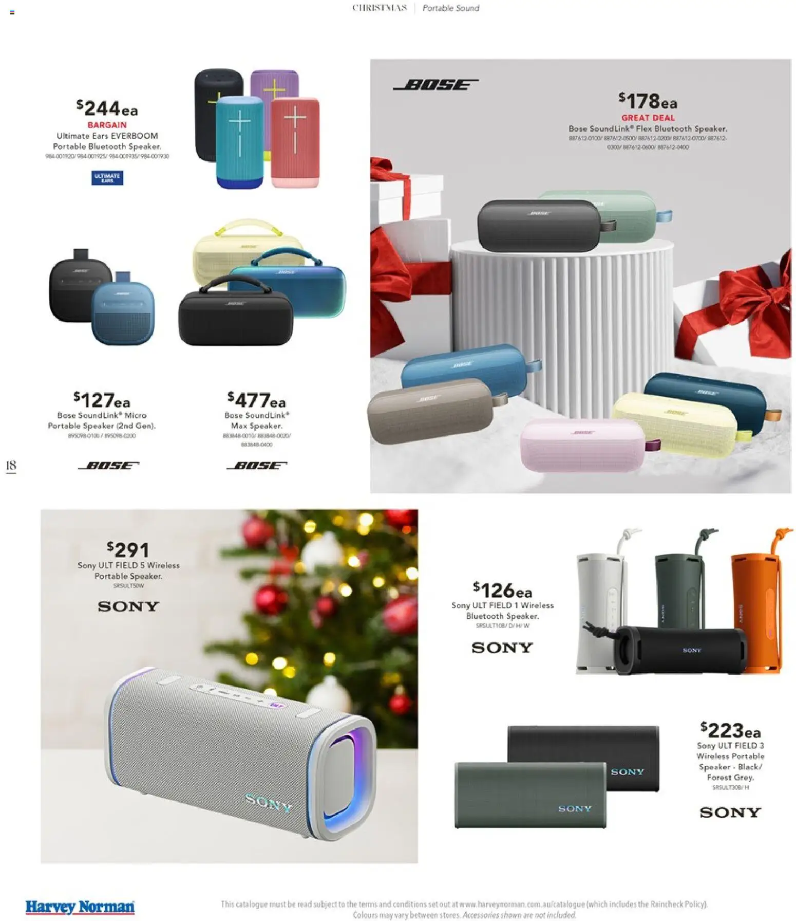 Harvey Norman catalogue - valid from 05.12.2025 | Page: 18 | Products: Accessories, Speaker, Portable